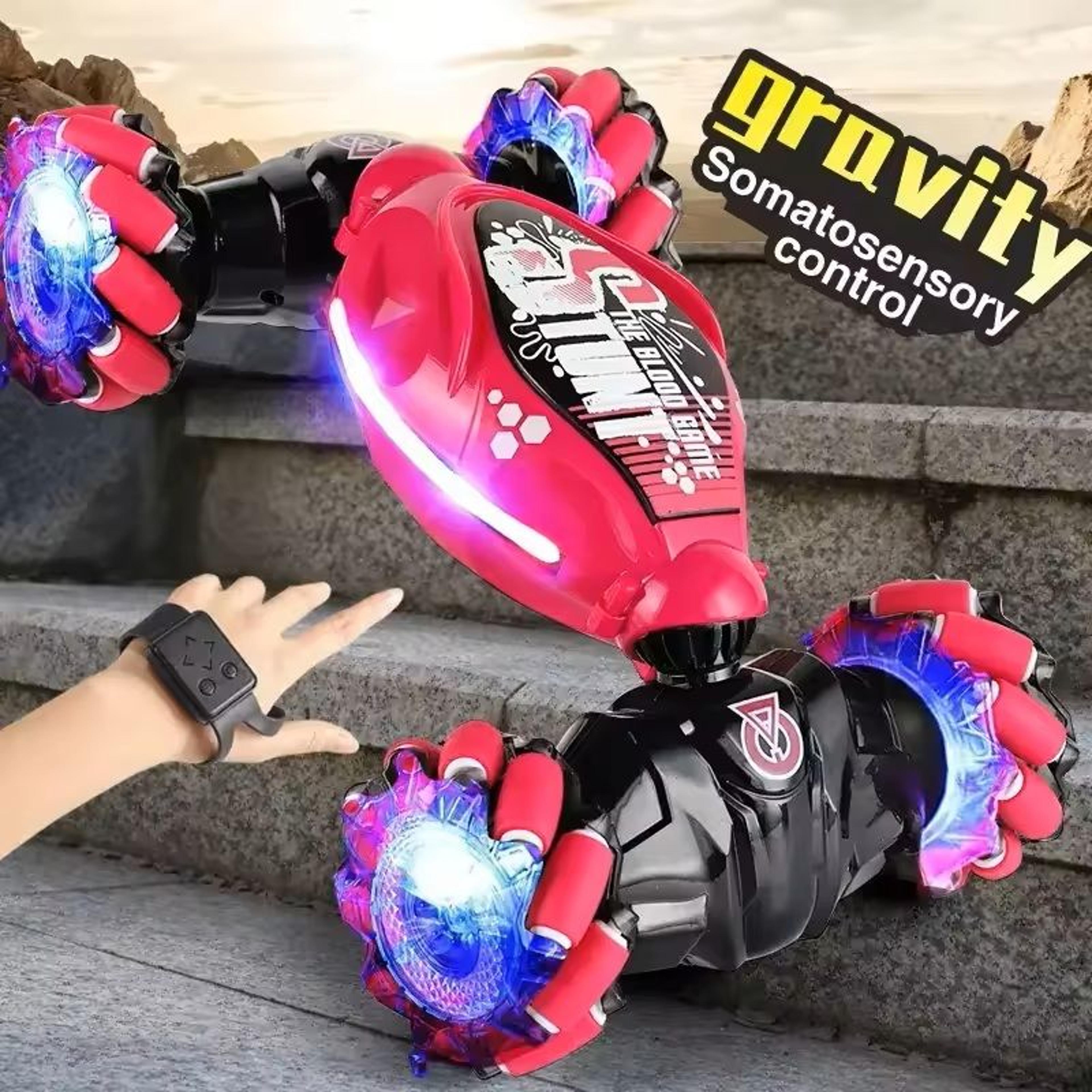 4WD GestureControlled Stunt Drift Car  LED Twist Deformation RC Toy For Kids 9