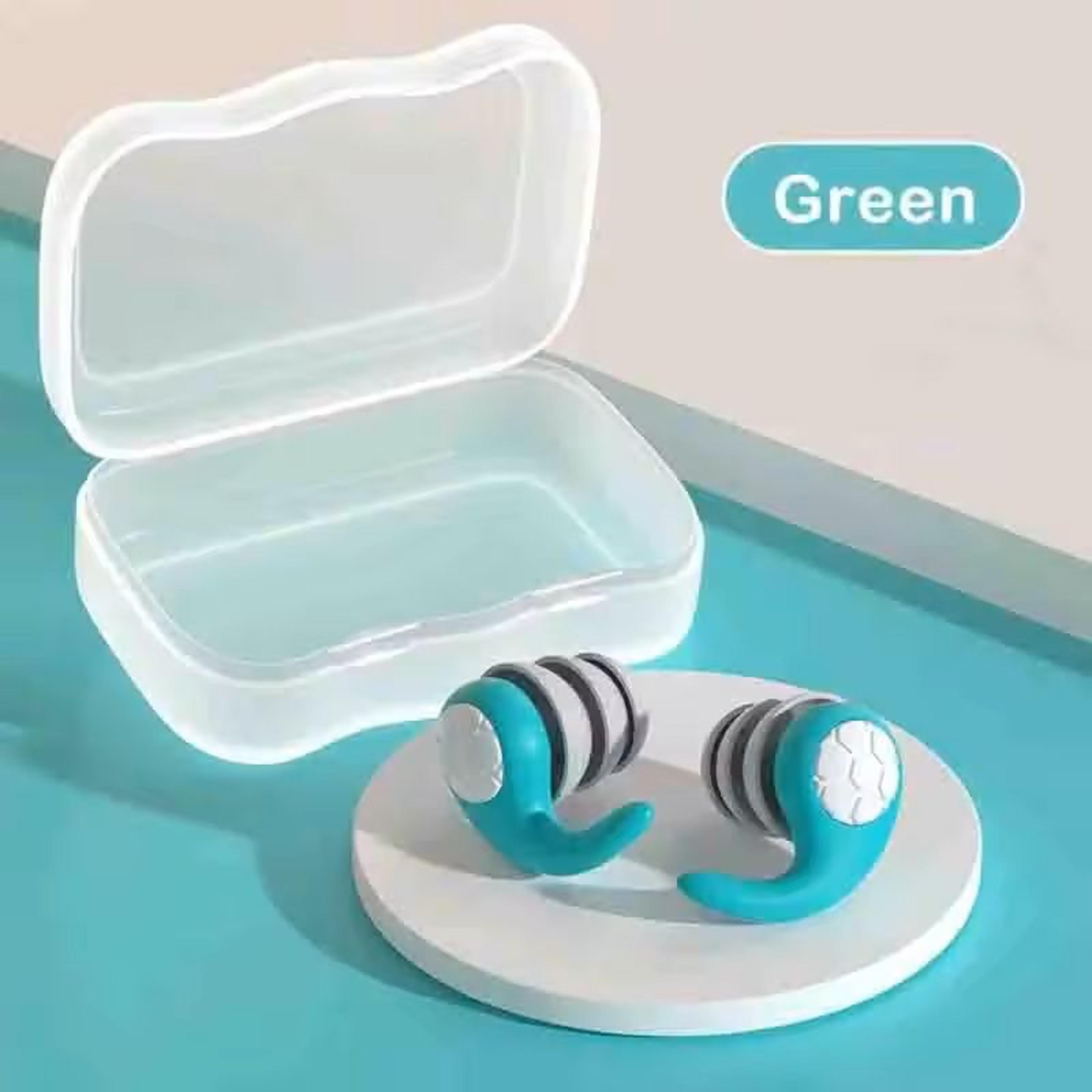 ThreeLayer Silicone Noise Cancelling Earplugs  Waterproof Reusable Mute Plugs For Sleep Swimming  T 5