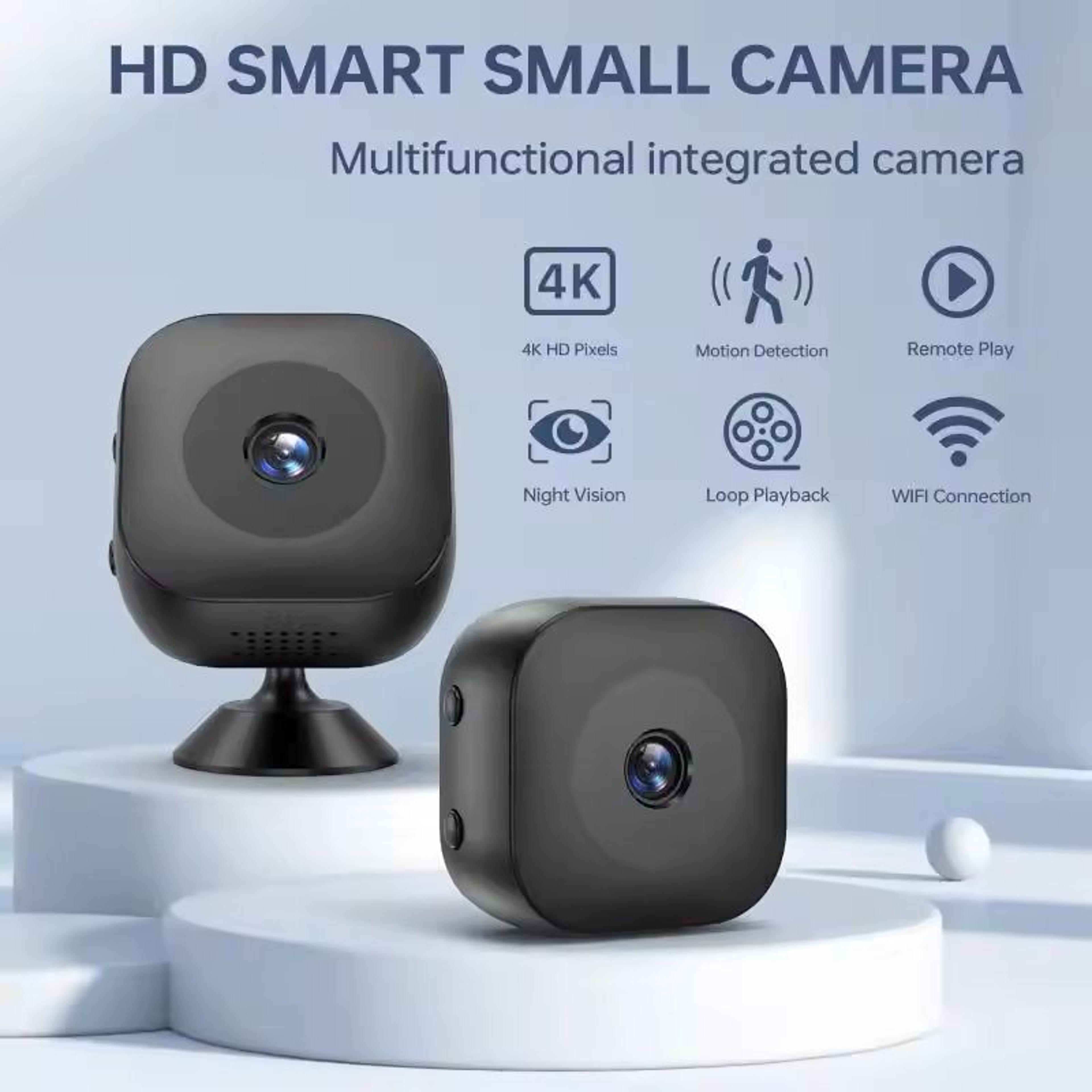 4K Mini Security Camera  FullColor Night Vision Waterproof WiFi Surveillance With Motion Detection 0