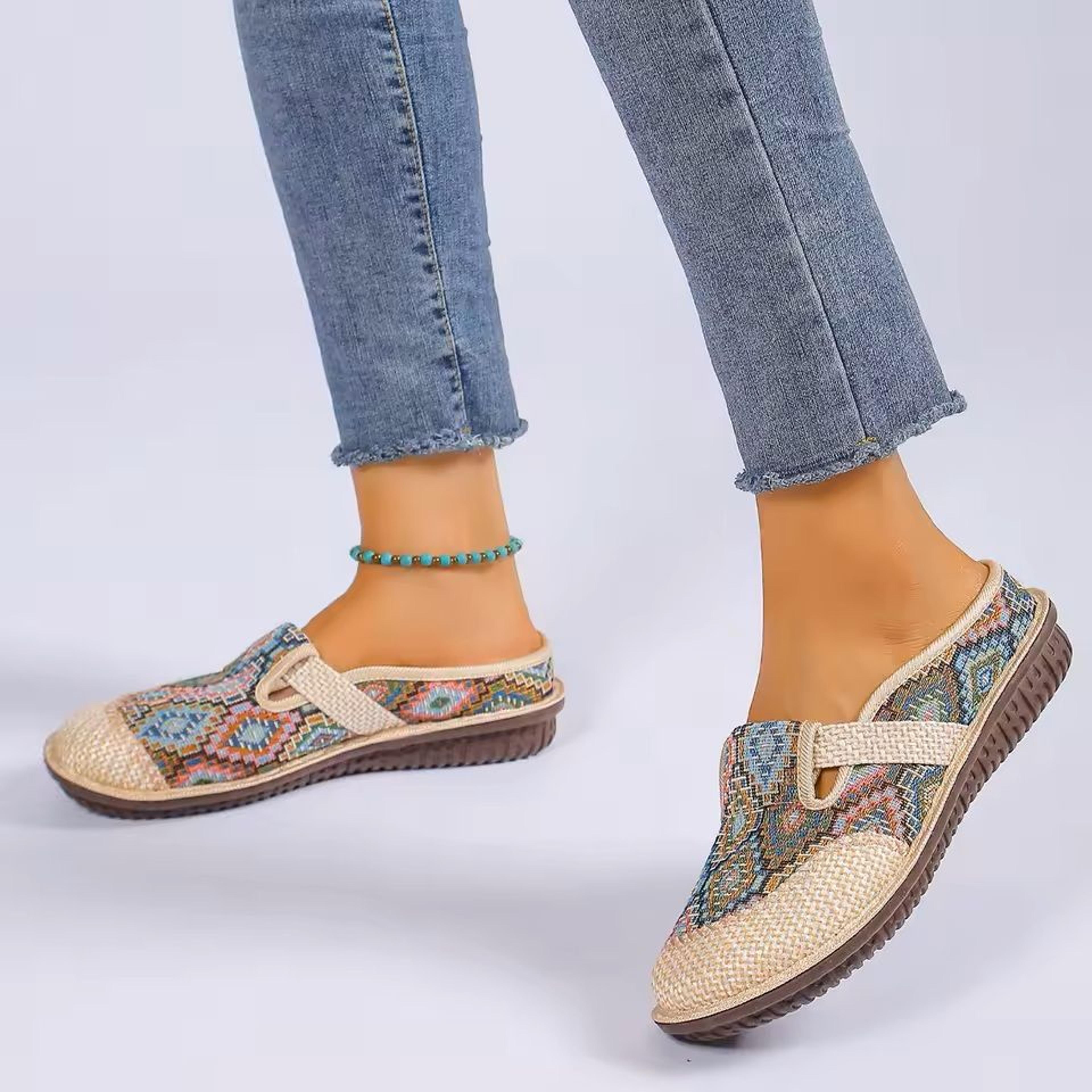 Lightweight Slip On Womens Sneakers Soft Sole Casual Mules For Summer Comfort 3