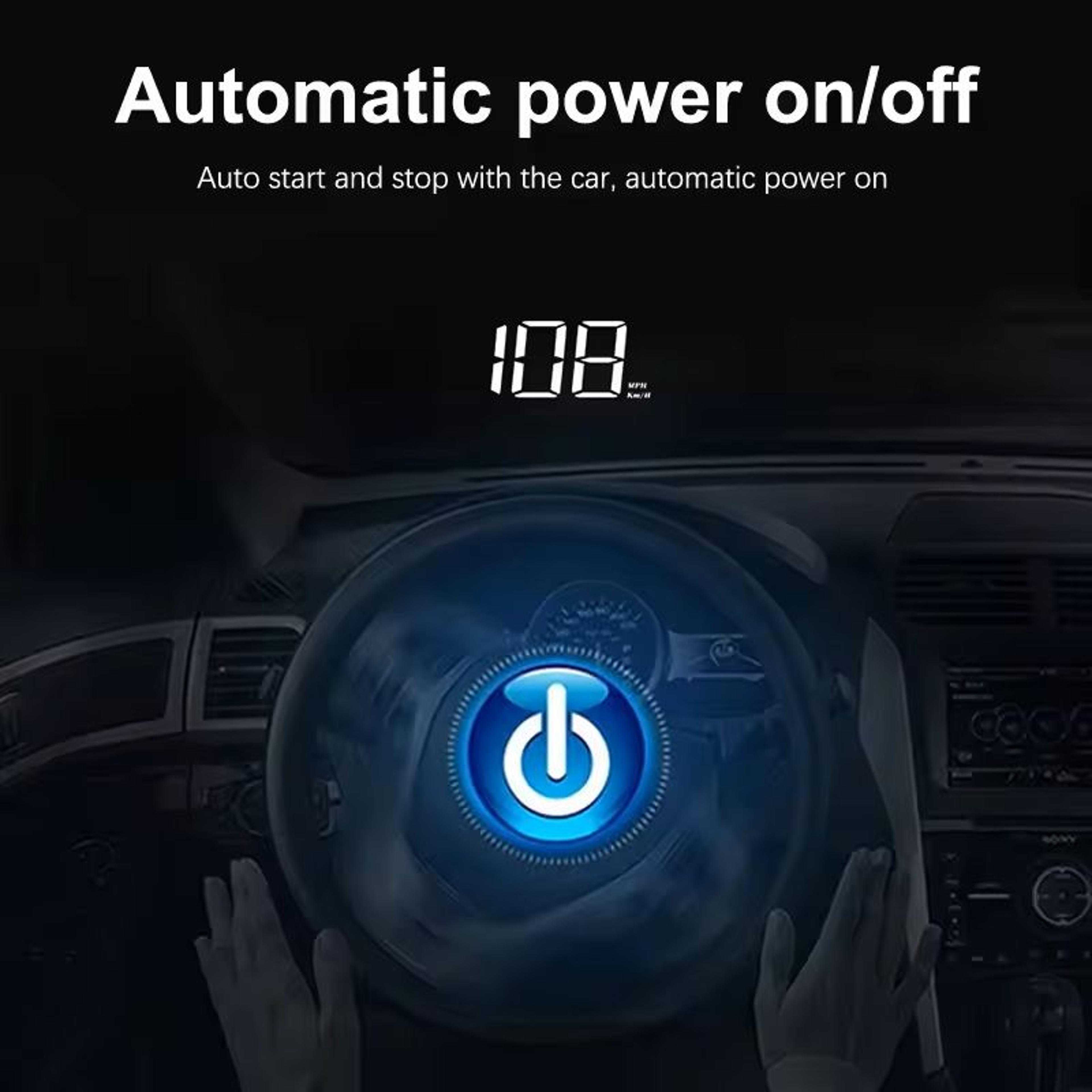 Xiaomi Digital Car HUD Speedometer With GPS And Compass Projection 5