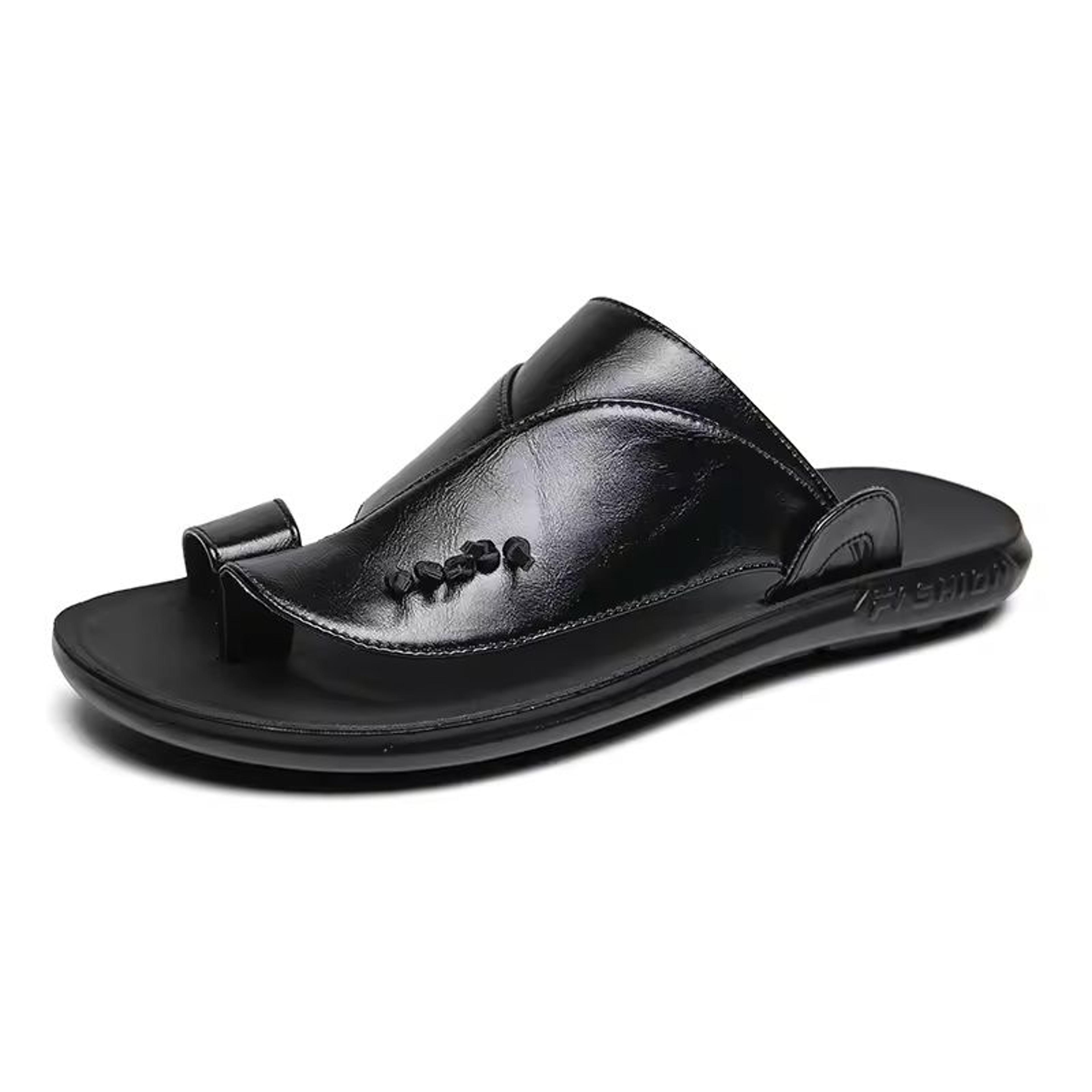 Mens Summer Leather Sandals For Casual And Business Comfort 5