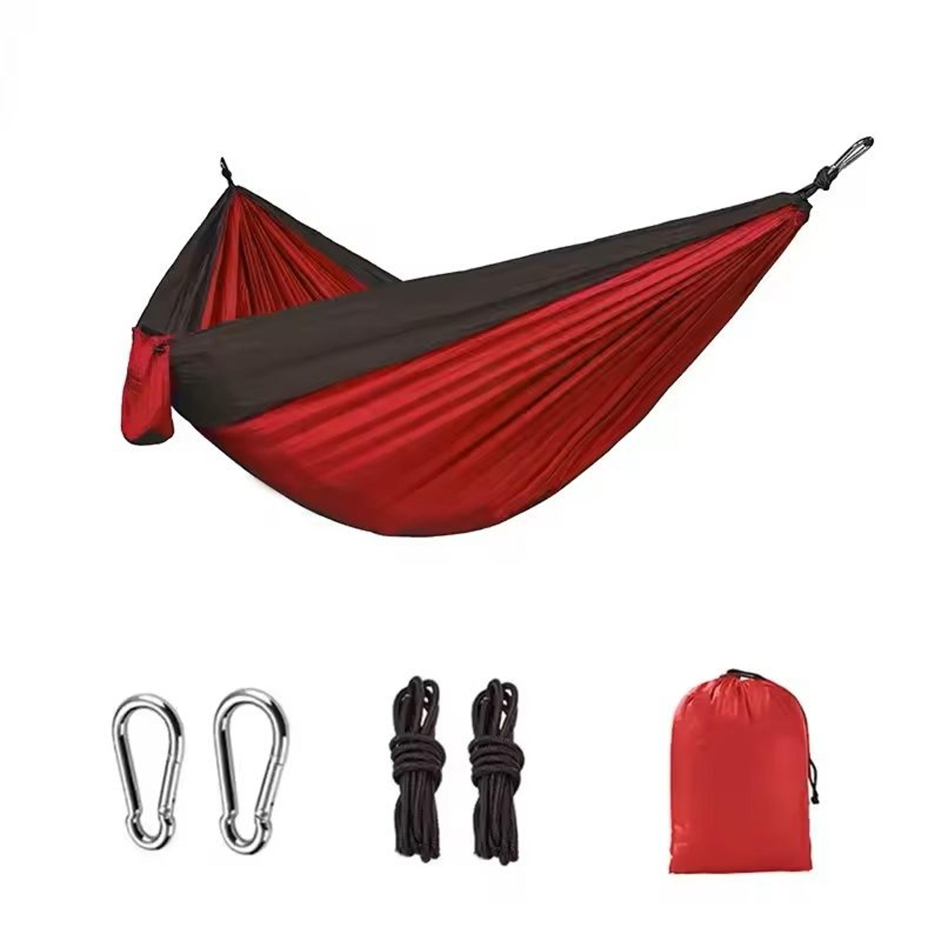 Double Person AntiRollover Nylon Hammock For Outdoor Camping 1