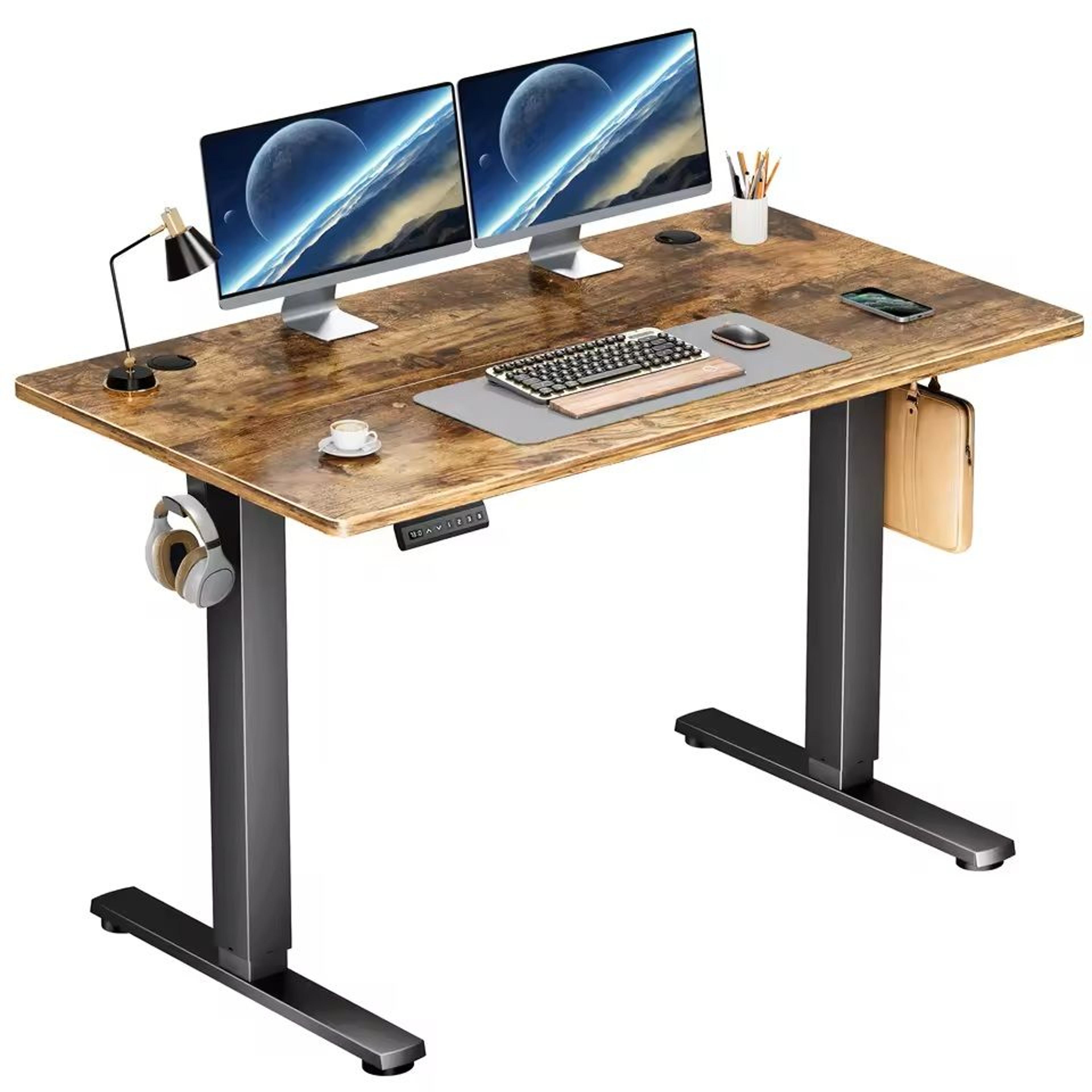 Electric Standing Desk Height Adjustable 40x24 Inch Sit Stand Workstation Ergonomic Table 2