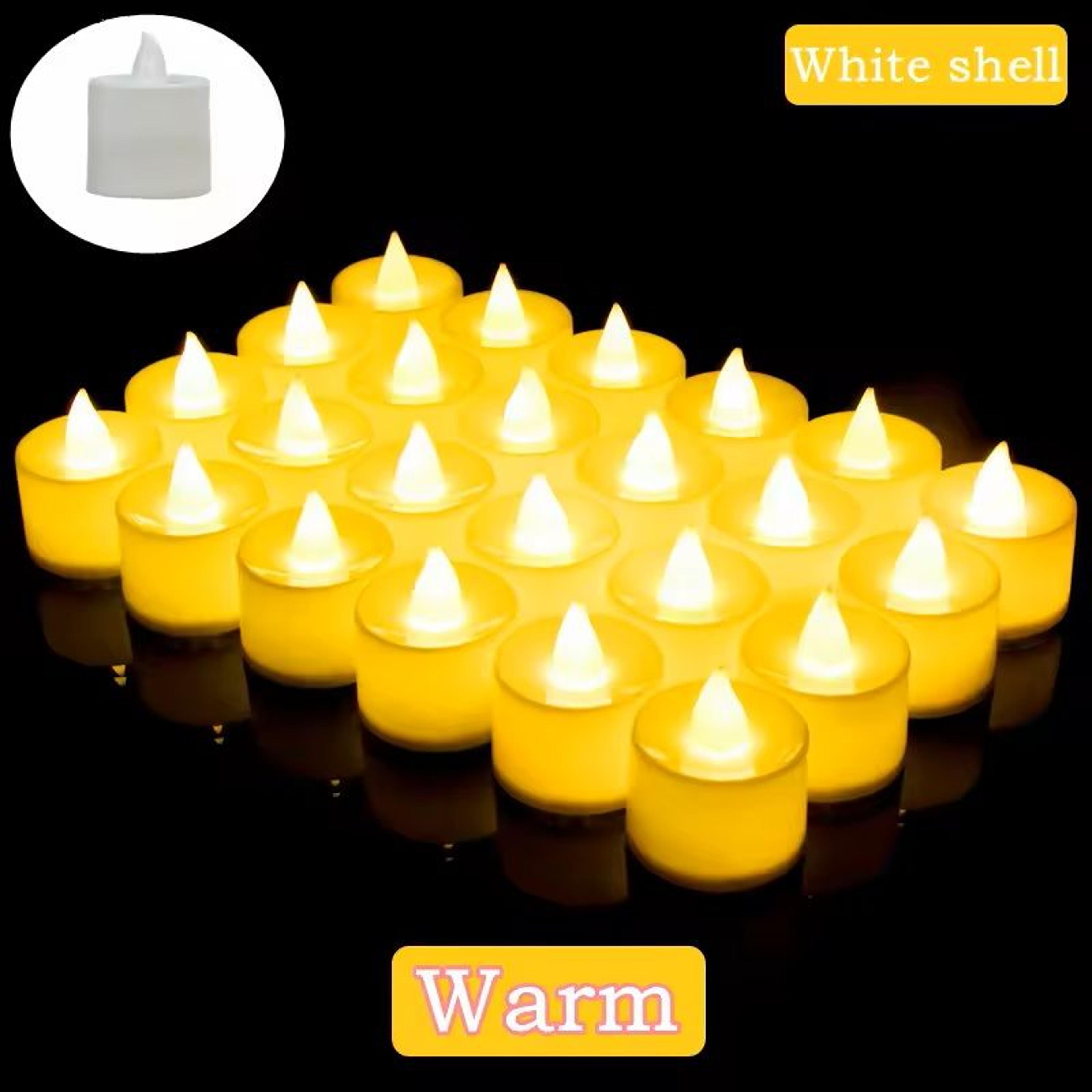 Battery Powered LED Tealight Candles For Wedding And Holiday Decoration 4