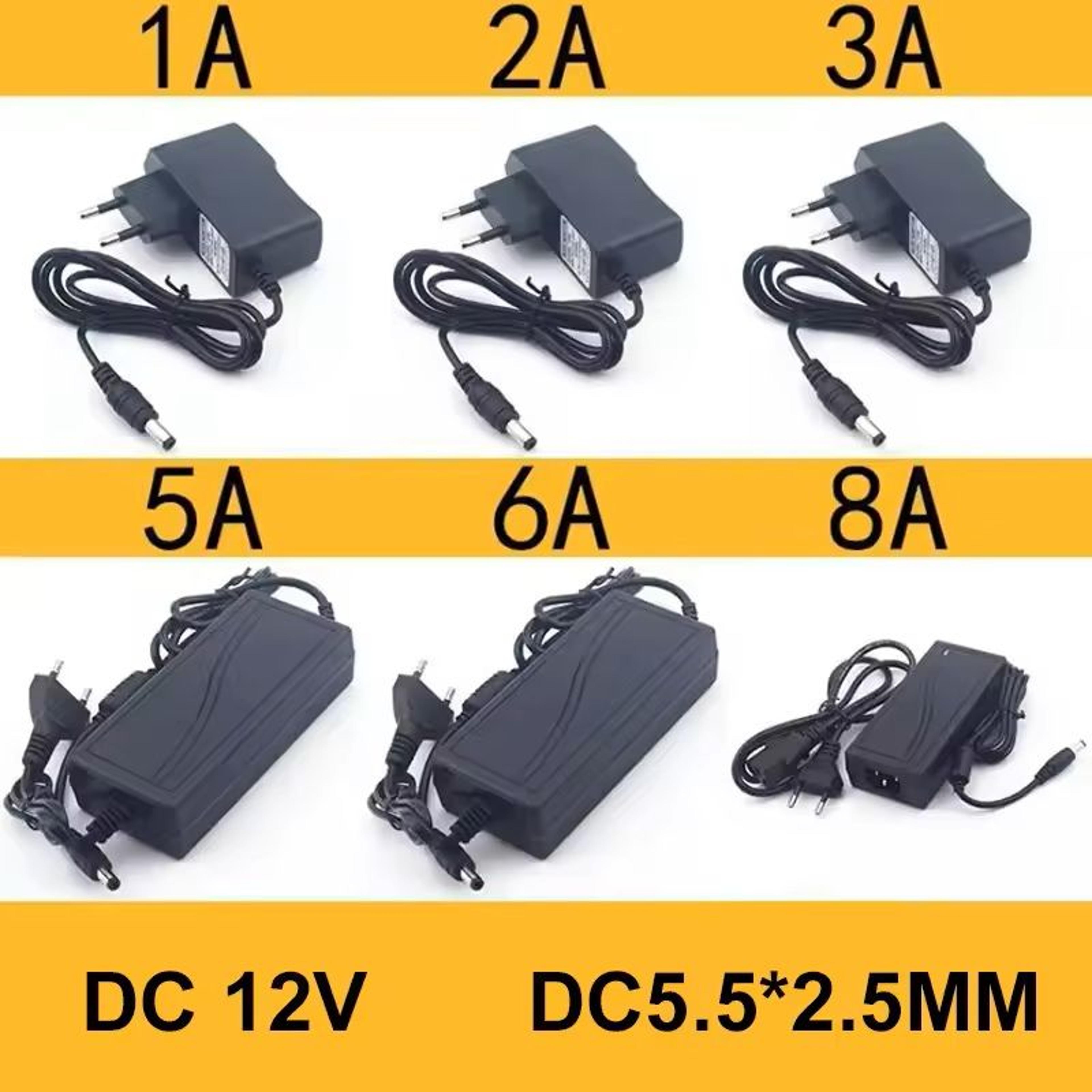 Universal Power Adapter 12V For LED Strips And CCTV With Multiple Current Options 0