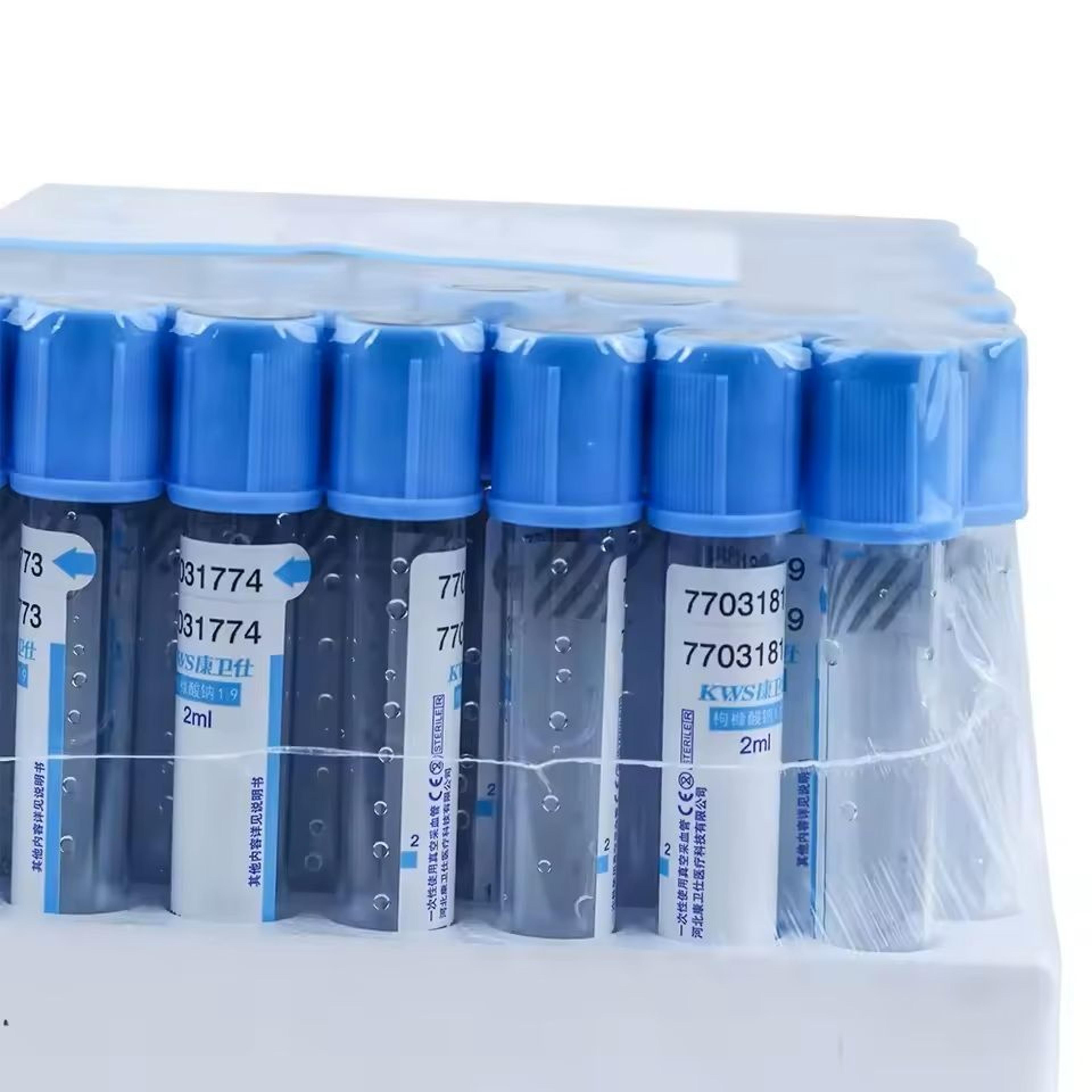 Sodium Citrate Blood Collection Tubes 100 Pack For Lab And Veterinary Use 5