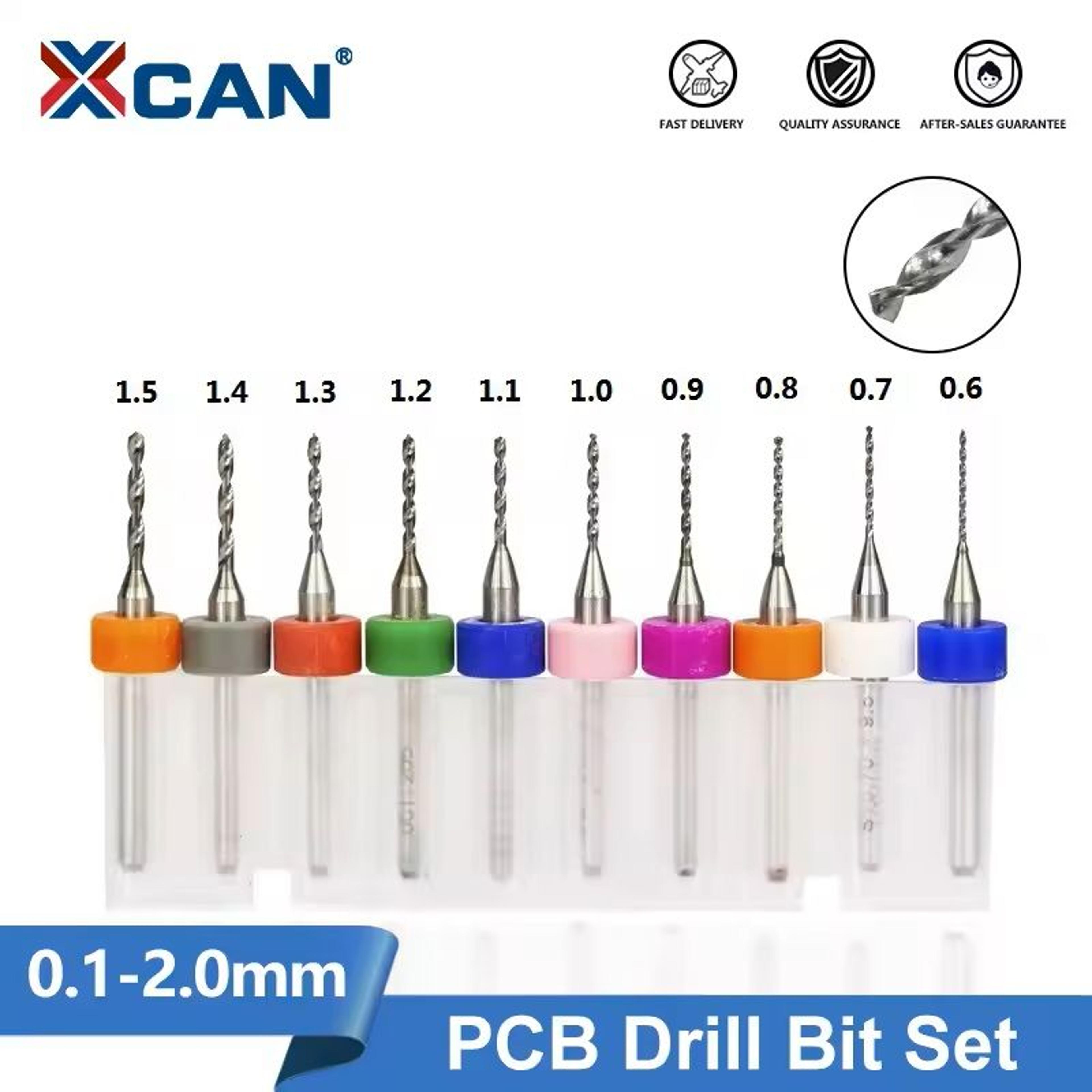 Mini Carbide PCB Drill Bit Set For Circuit Board And CNC Micro Drilling 0