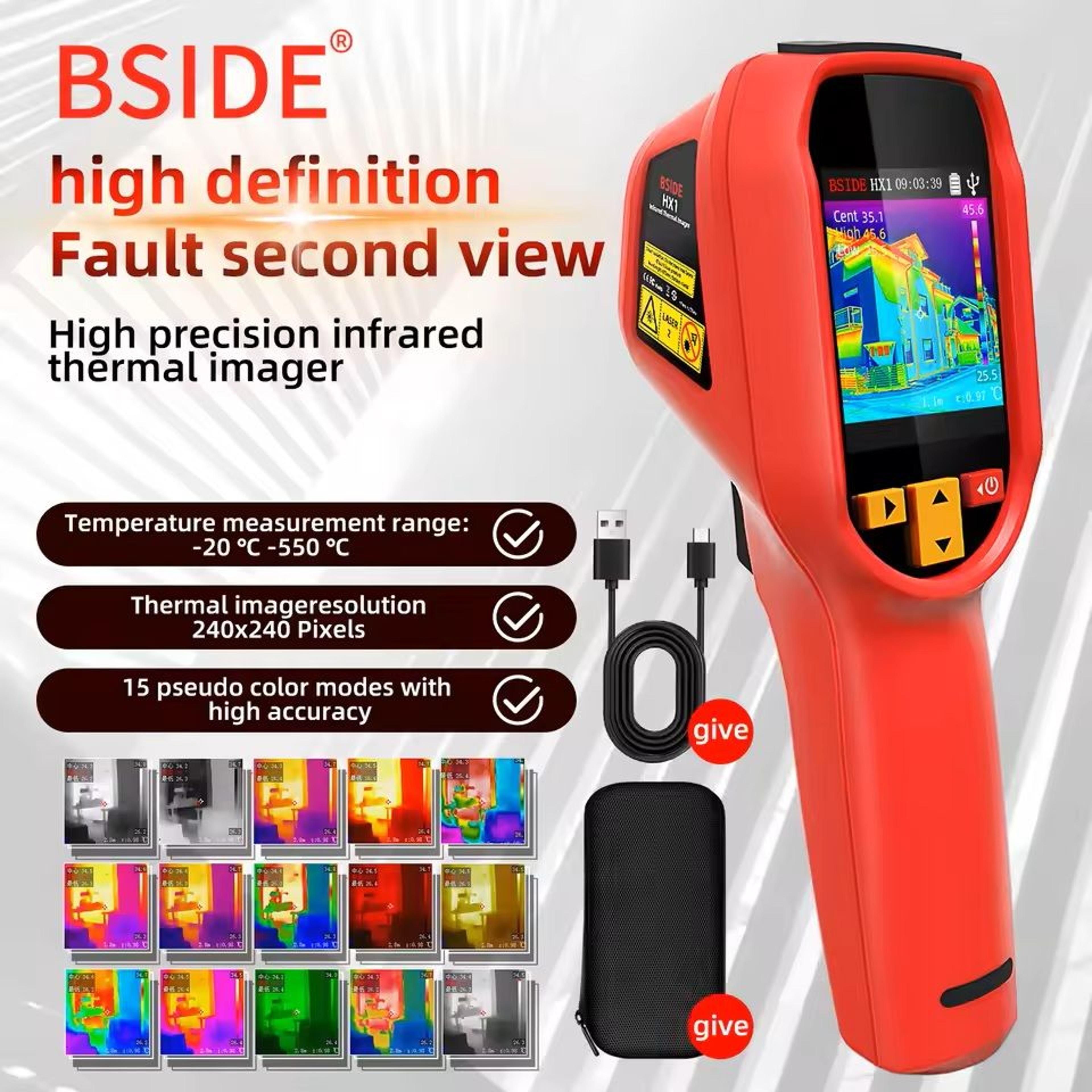 Handheld Thermal Imager Camera With 240x240 Resolution And PC Analysis Software 2