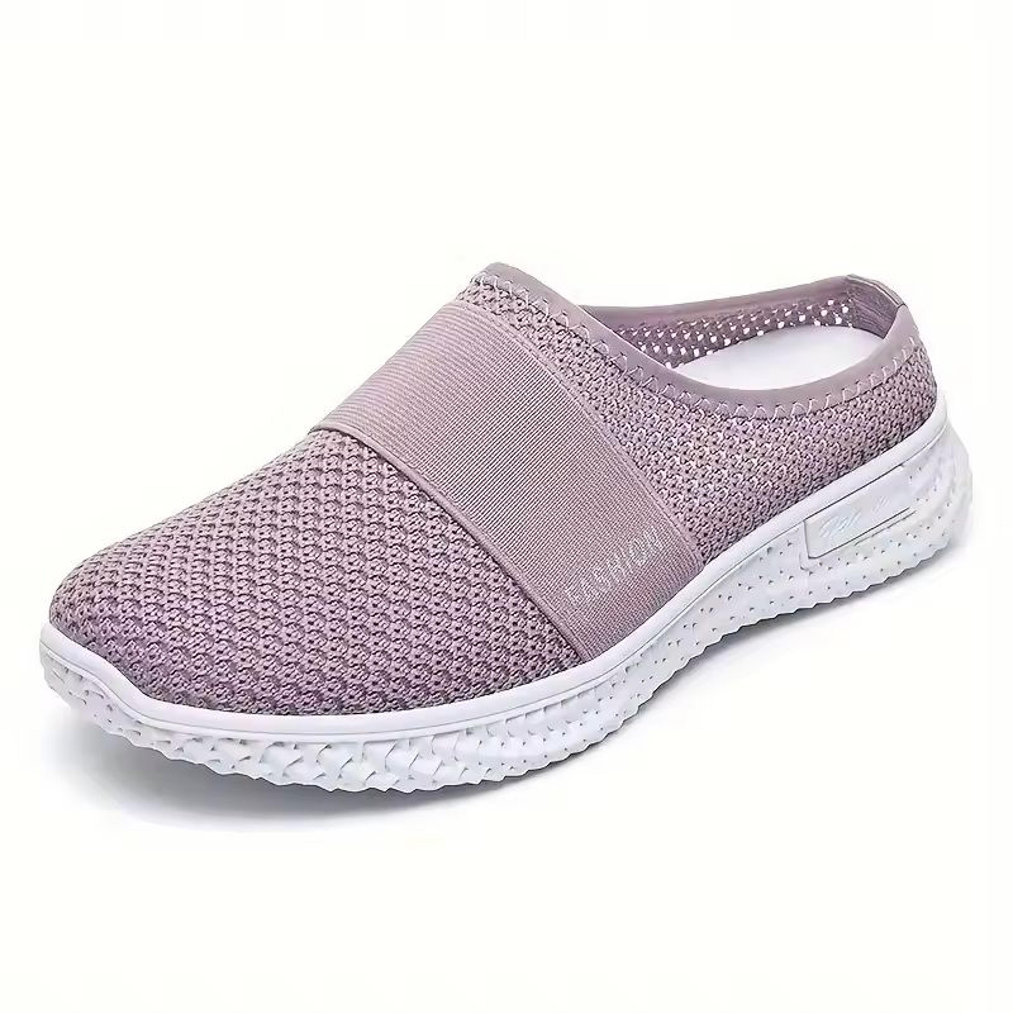 Comfortable Womens Solid Color Platform Mules 2