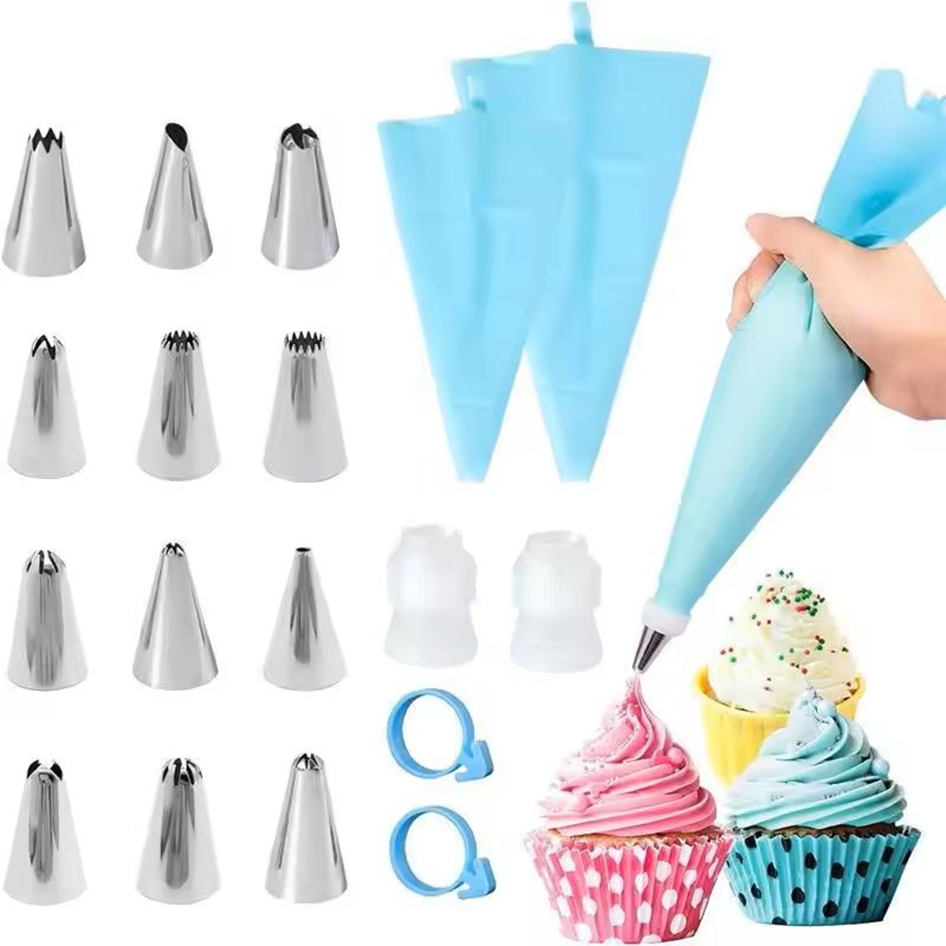 Silicone Piping Bags And Tips Set For Cake Decorating 9