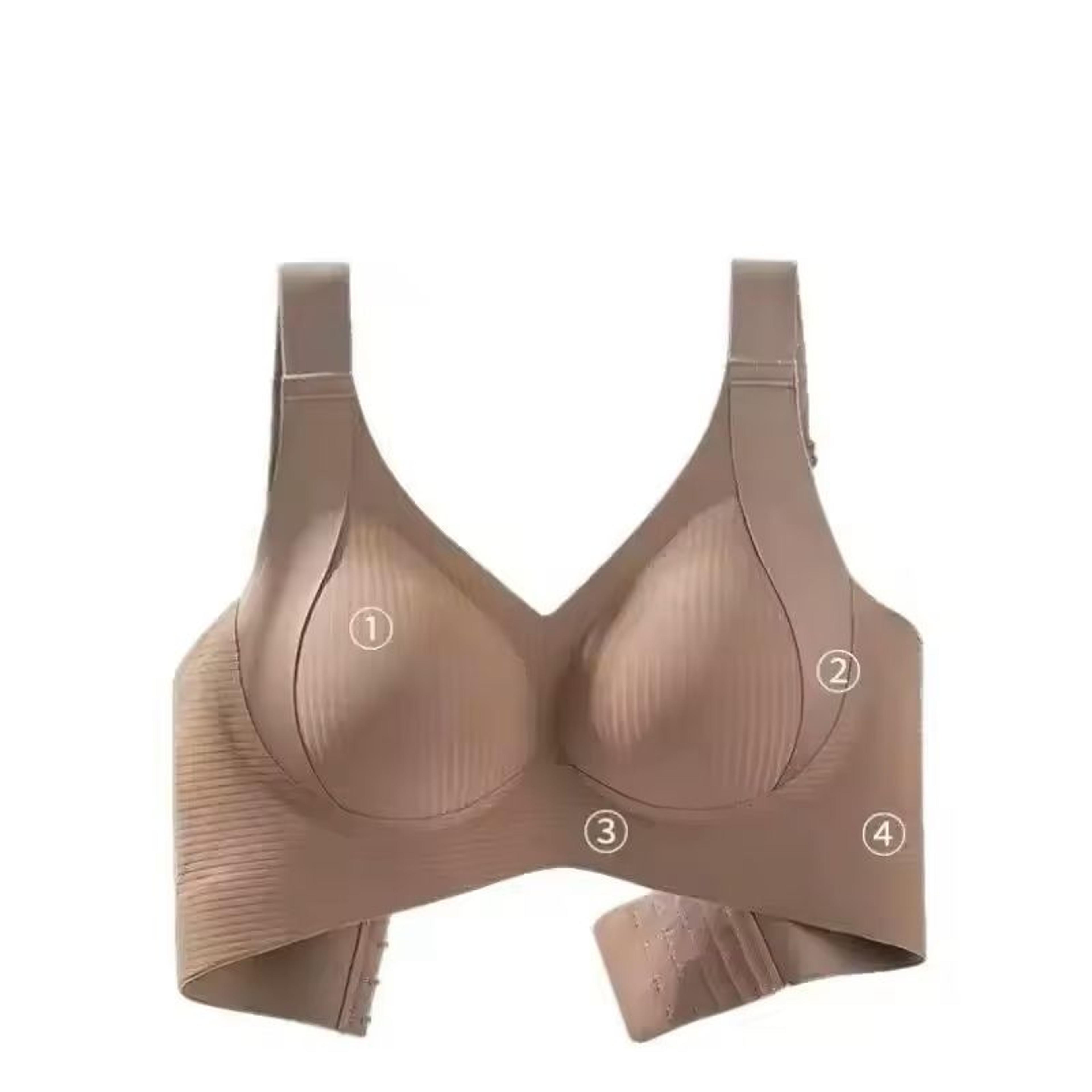 Seamless Comfort Bra For Women Adjustable Support No Steel Rings 4