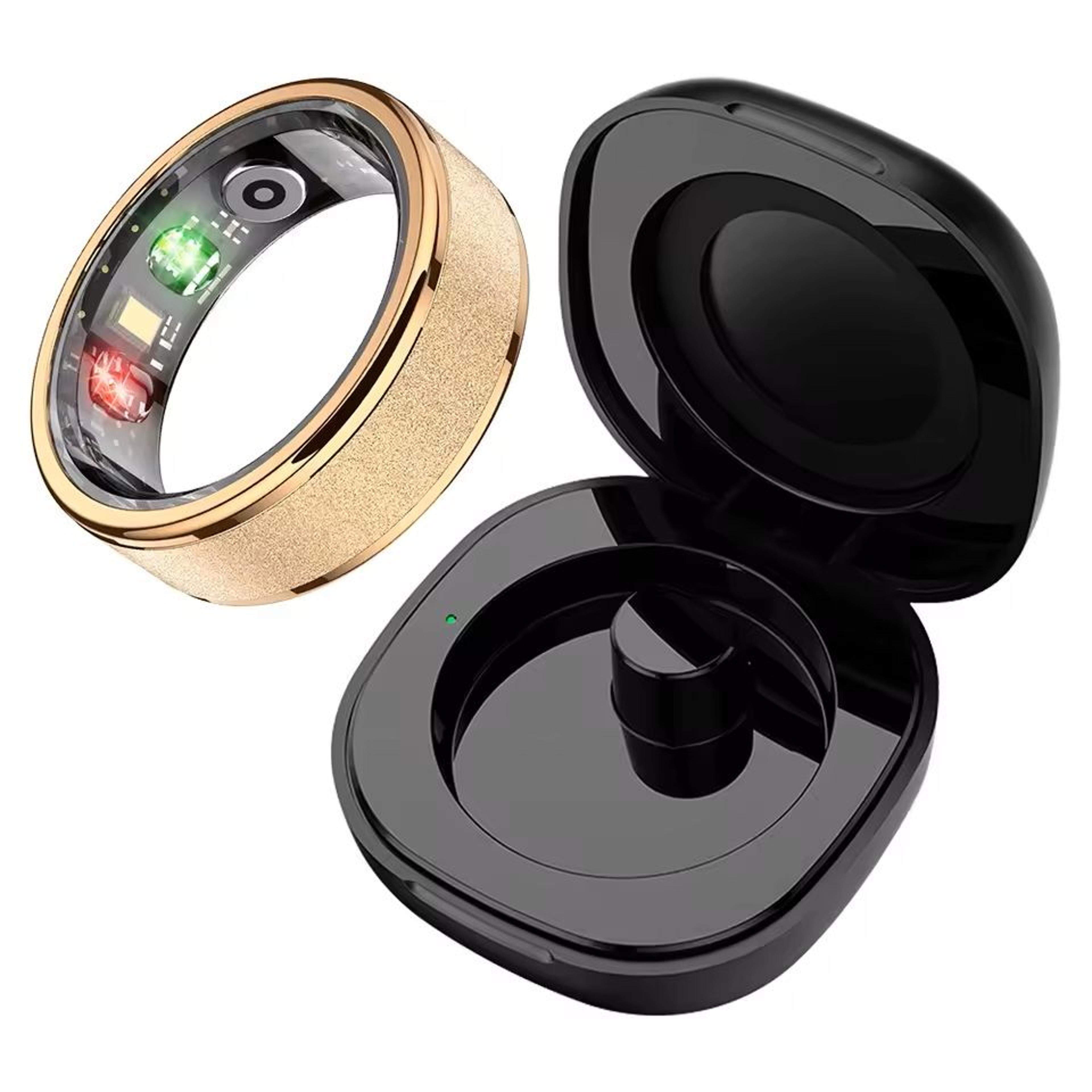 colmi r10 smart ring health tracker with charging case