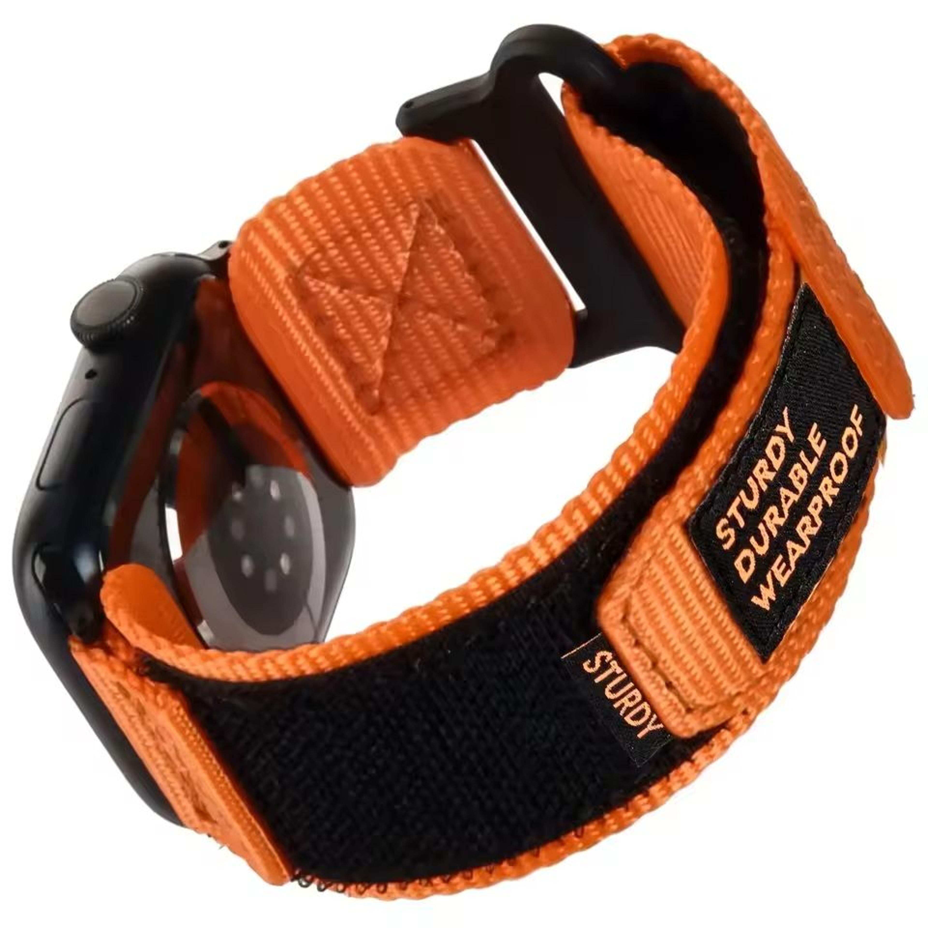 Tactical Nylon Band For Apple Watch Series 9 8 7 6 SE Ultra 49mm To 40mm 3