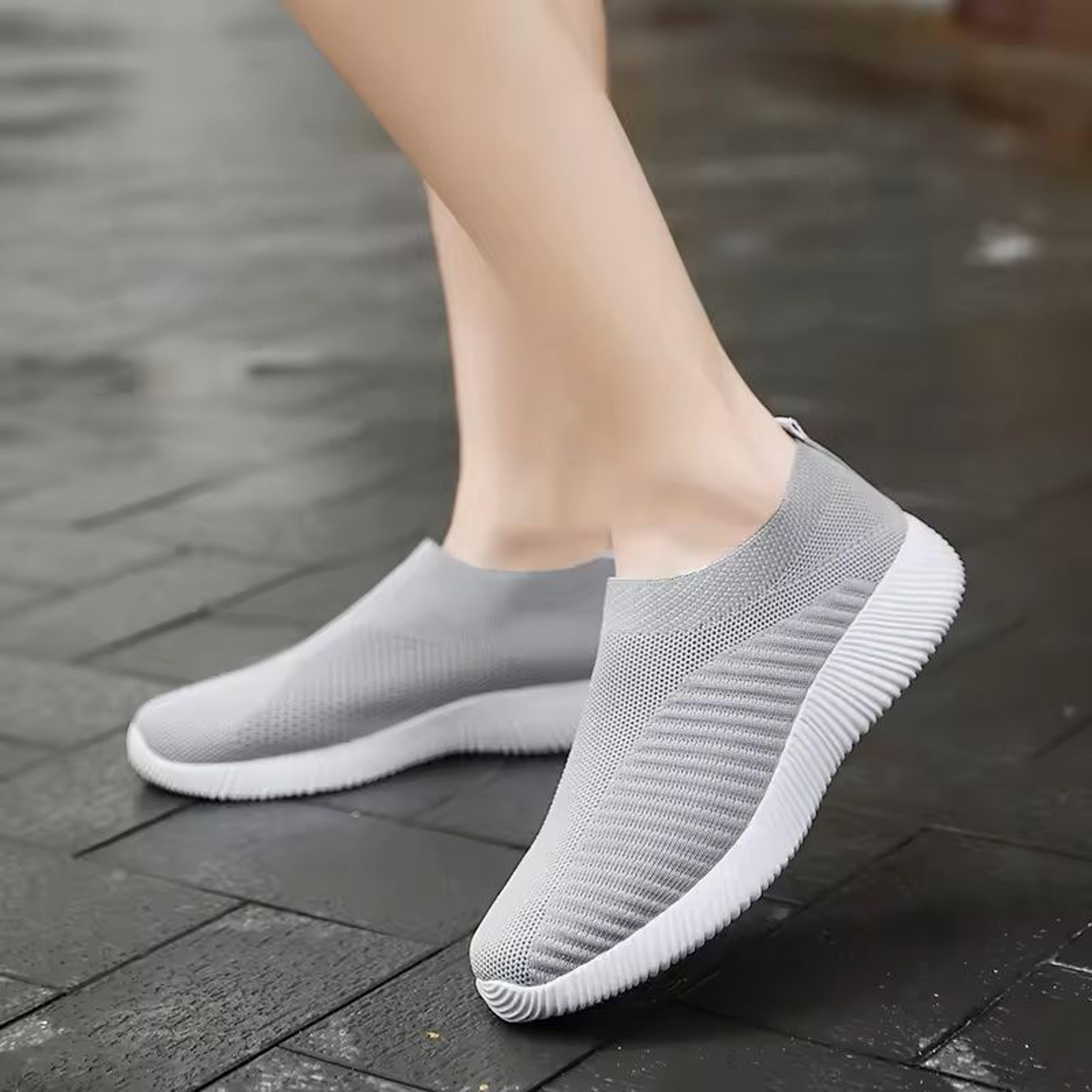 Womens SlipOn Walking Loafers With Cushioned Sole 1