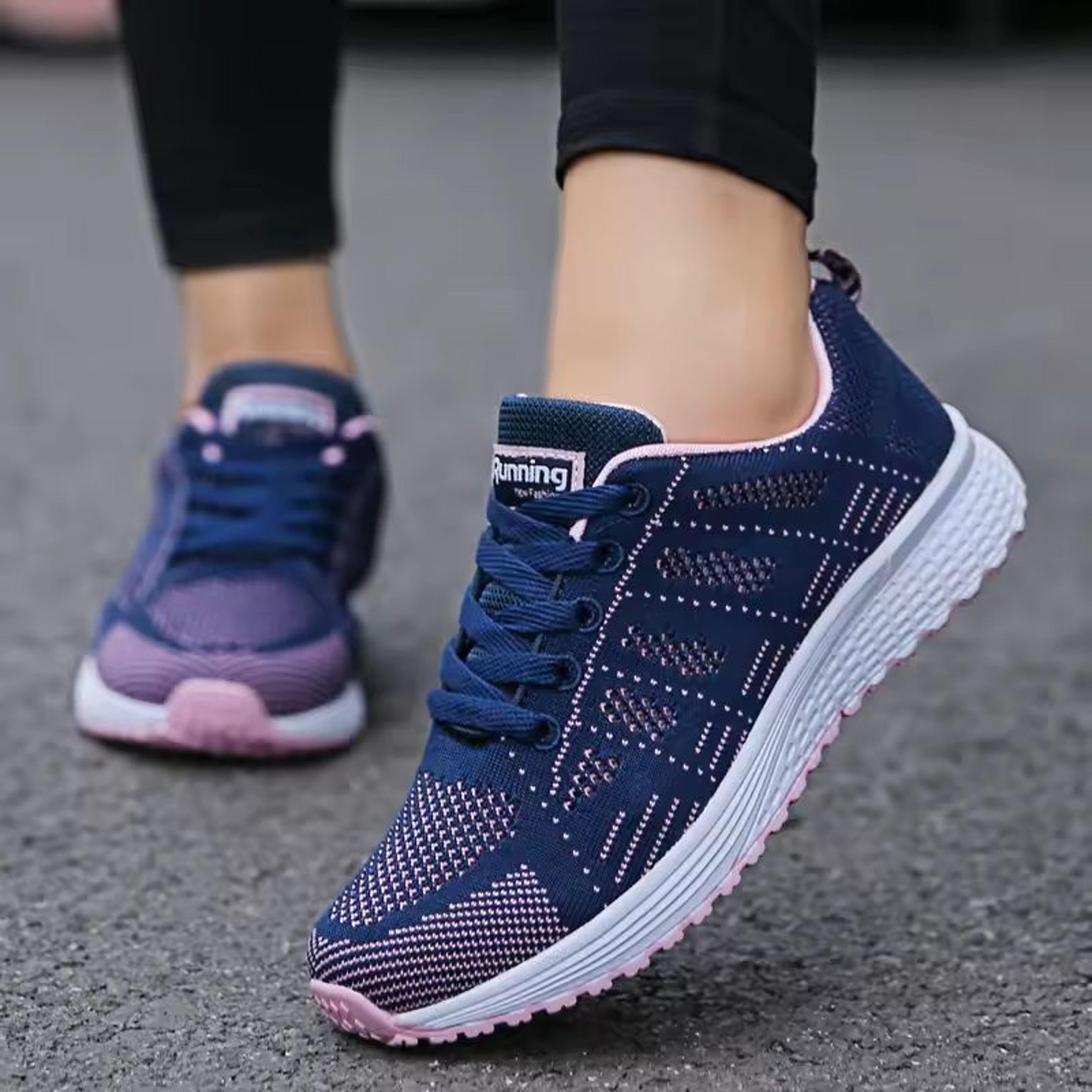 Women Breathable Mesh Walking Shoes 10