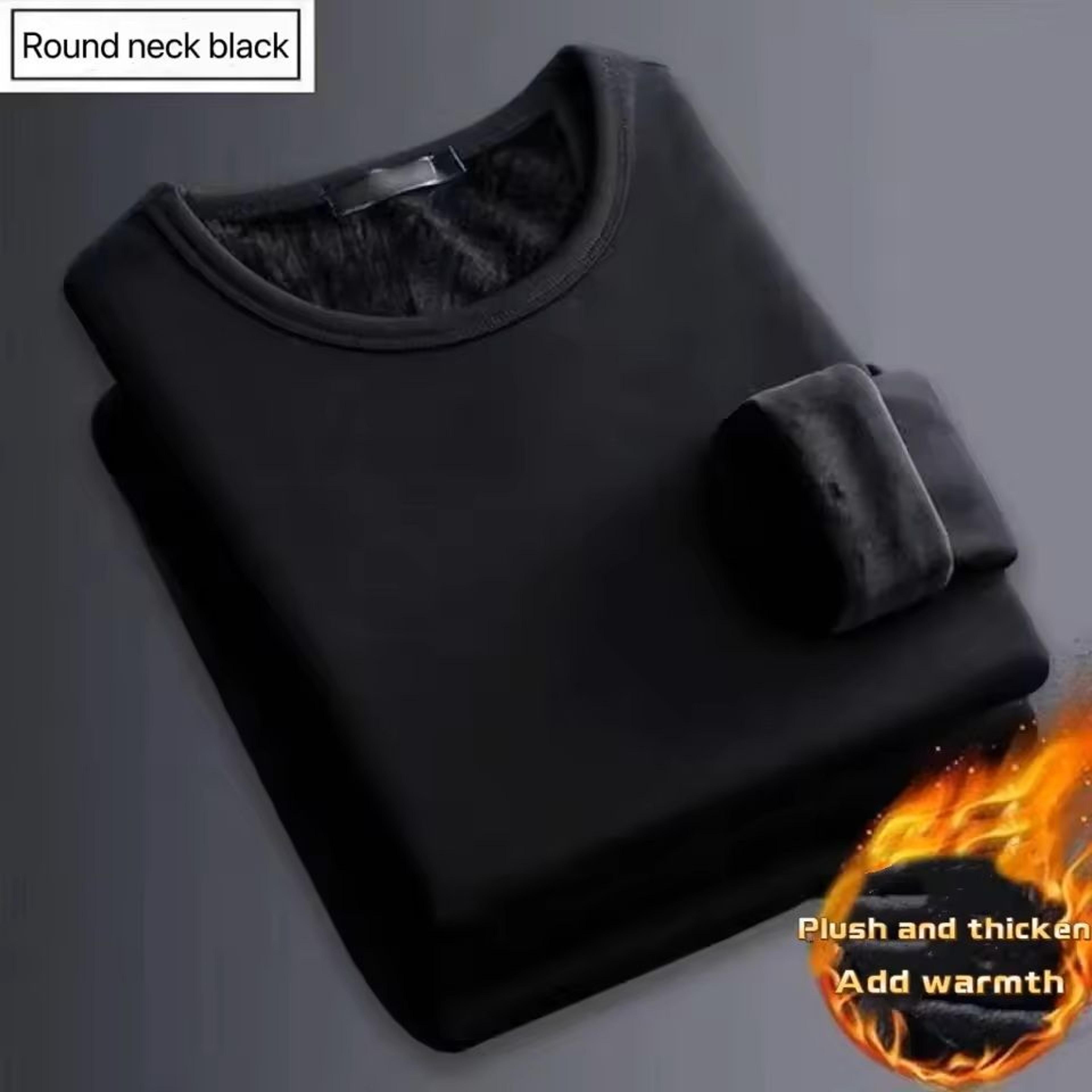 Mens Winter Thermal Fleece Long Sleeve Shirt 6