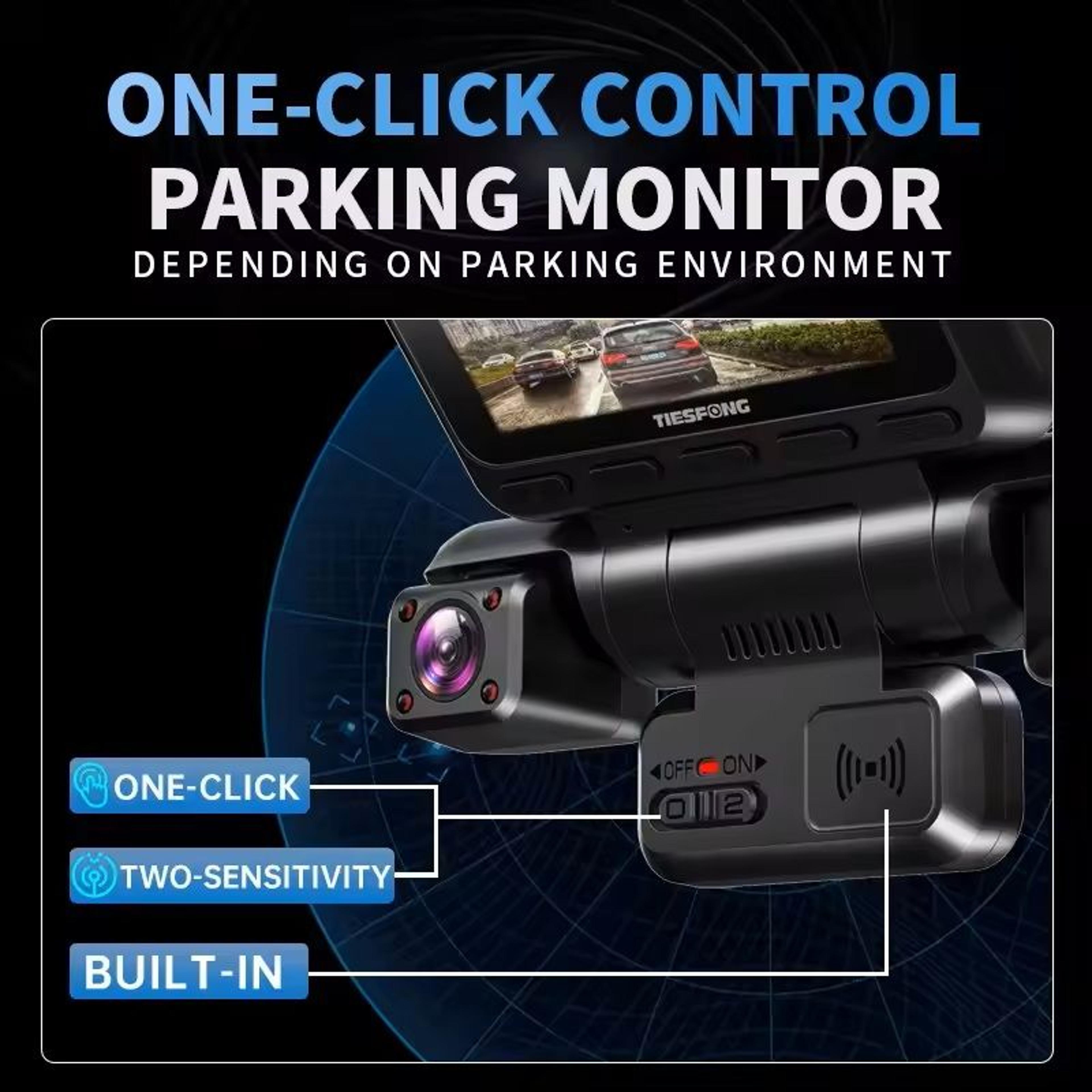 4CH 360 Degree 4K Car Dash Cam With Night Vision And Parking Mode 3