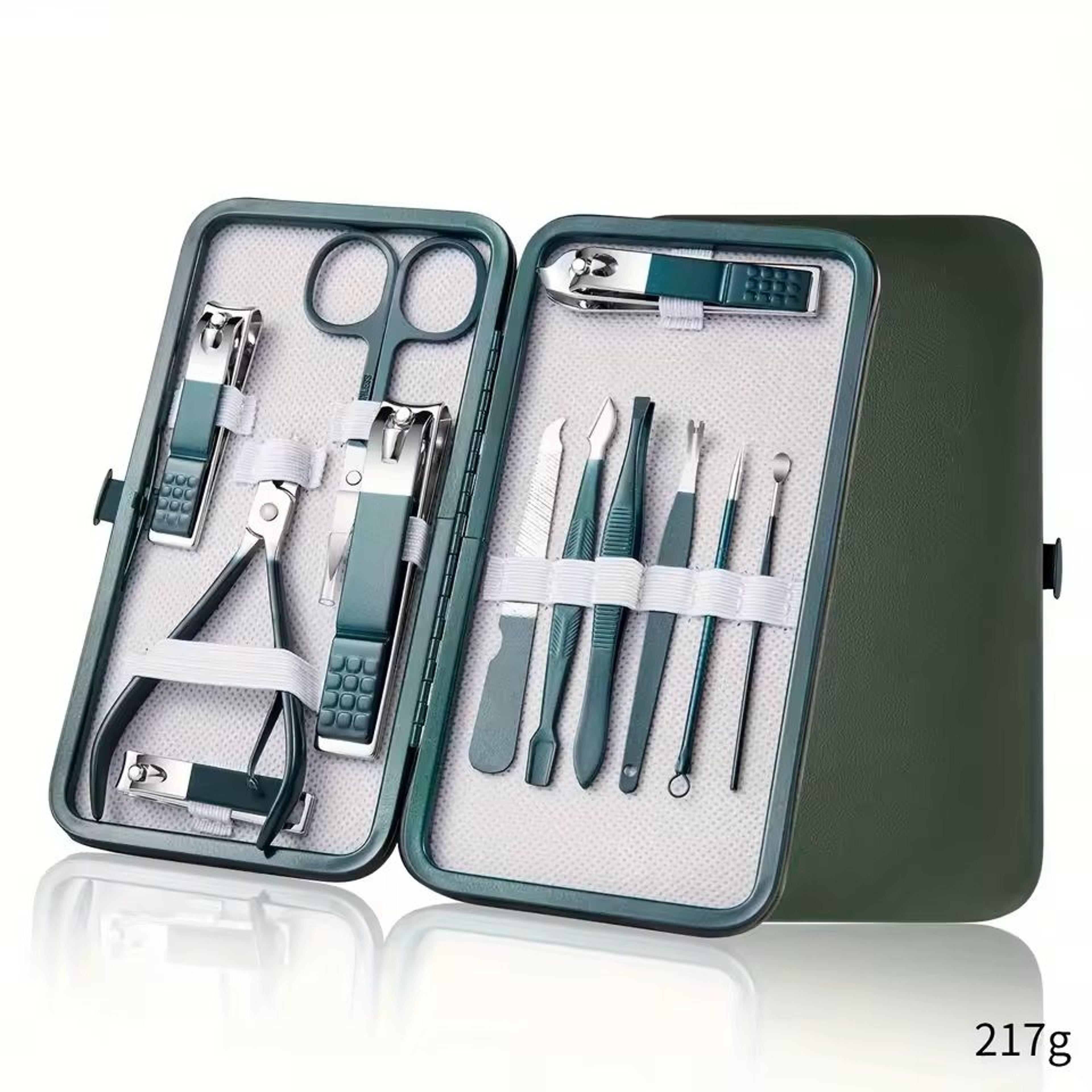 Stainless Steel Manicure And Pedicure Kit With Travel Case 8
