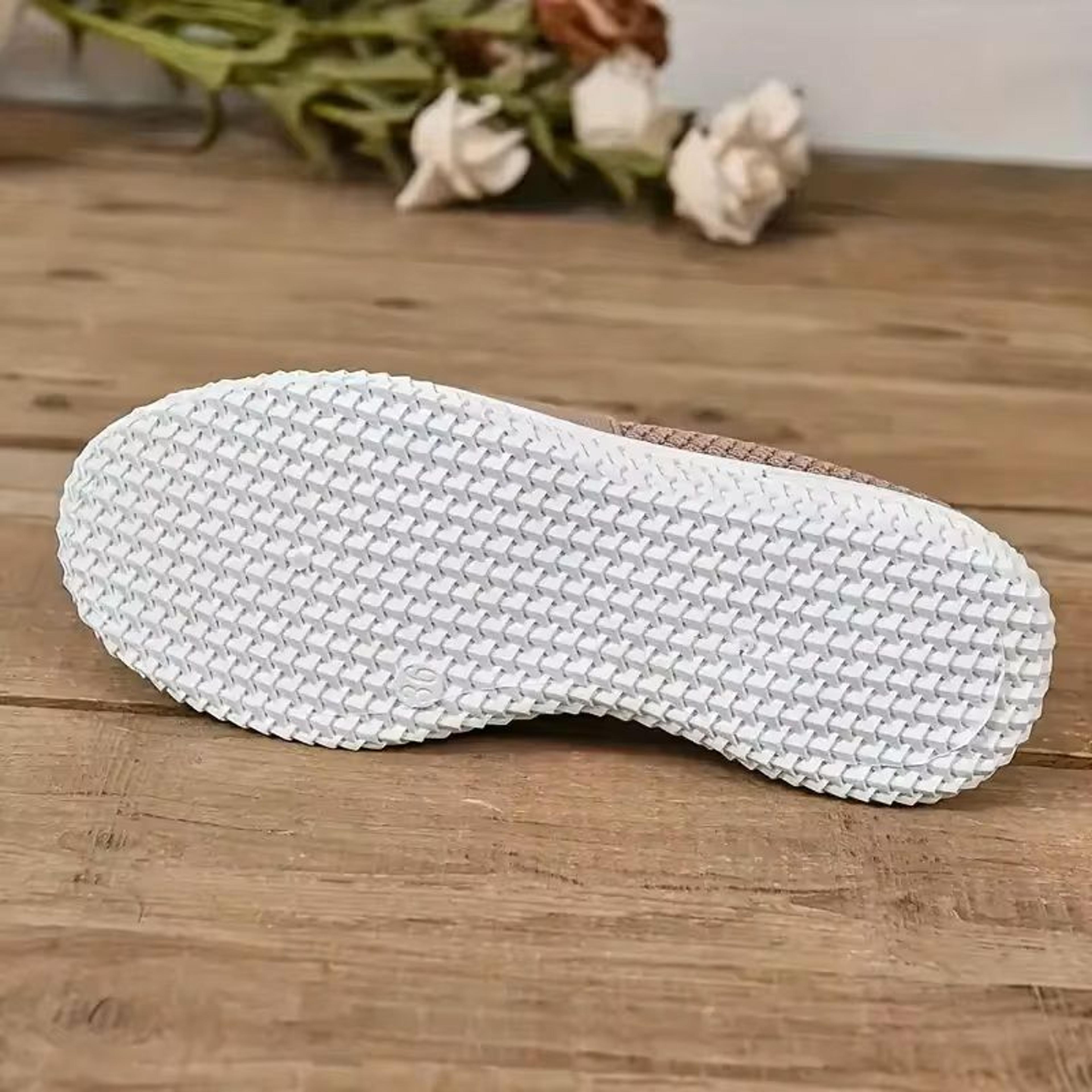 Womens Solid Color Soft Sole Platform Mules 5