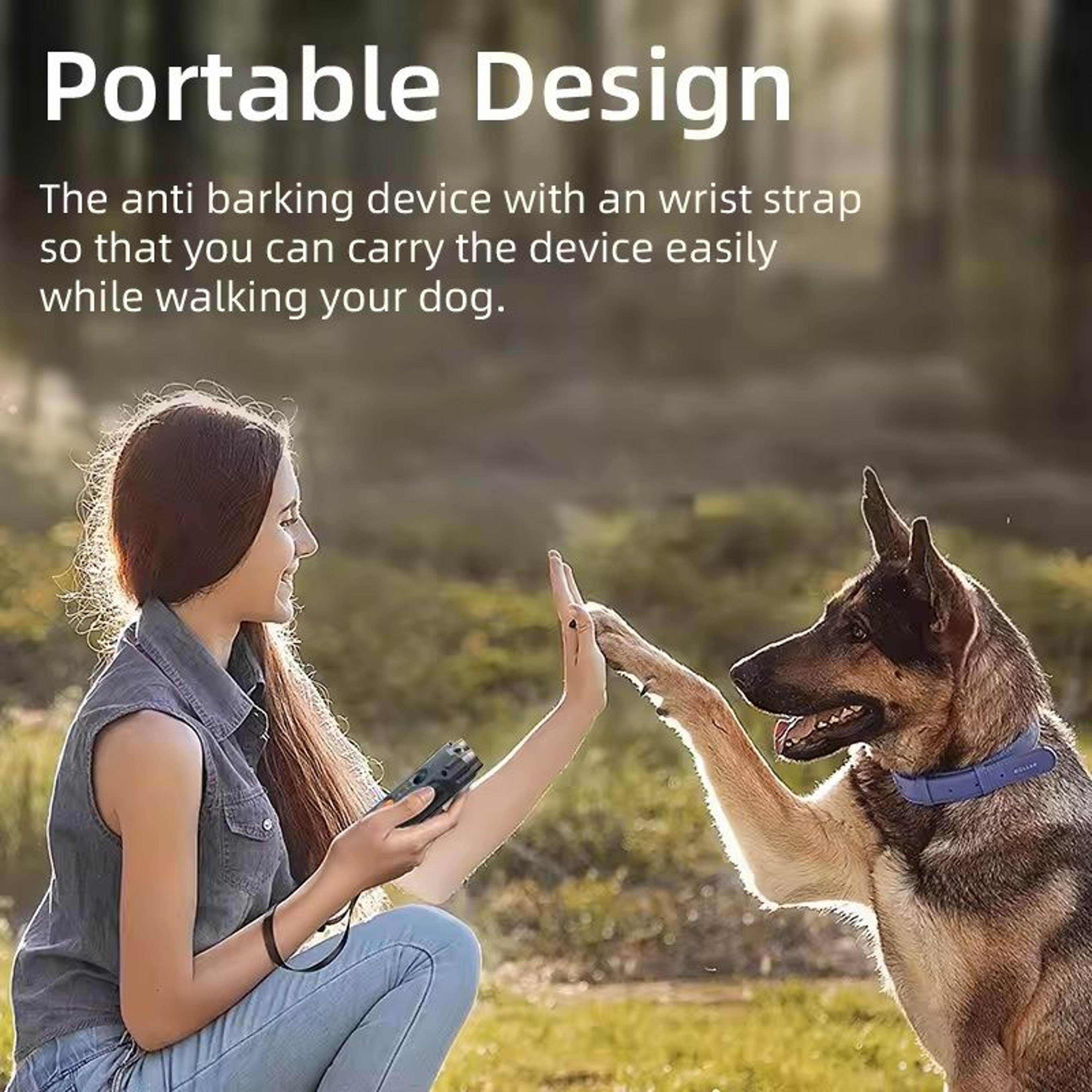 Ultrasonic Dog Repeller And AntiBarking Device With LED Flashlight 4