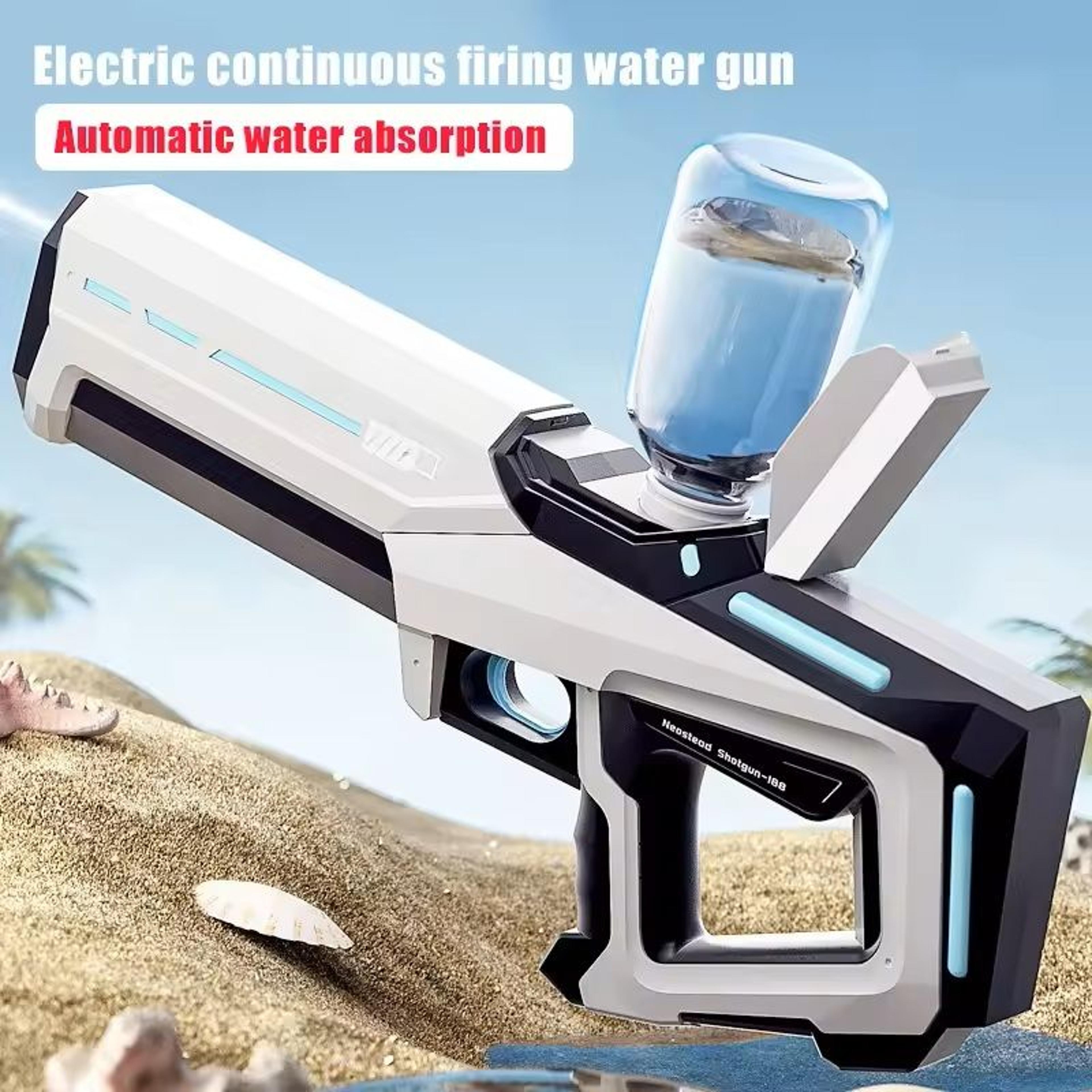 Electric Water Gun Automatic Squirt Blaster Outdoor Toy 3