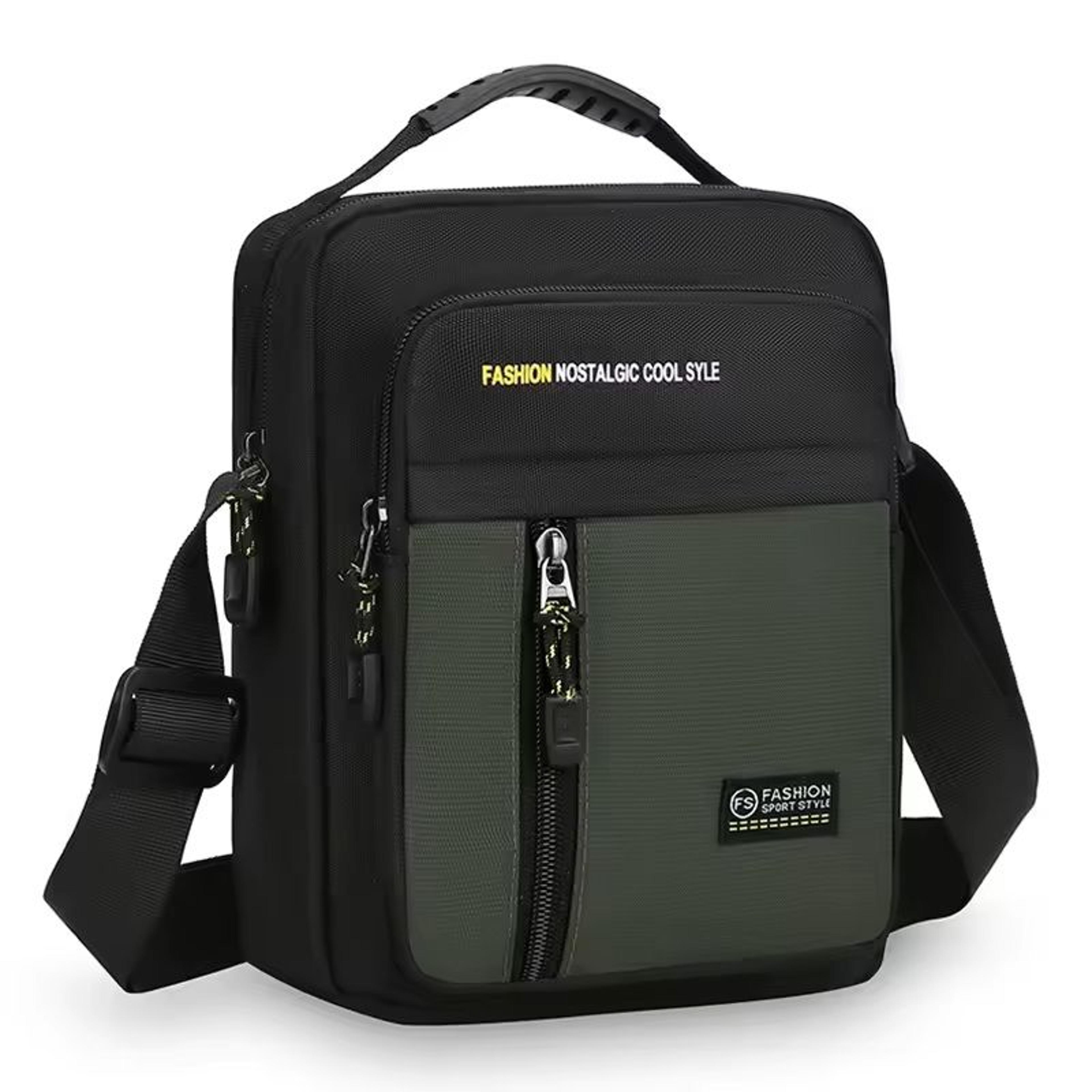 Mens Crossbody Shoulder Bag With Multi Pockets 10
