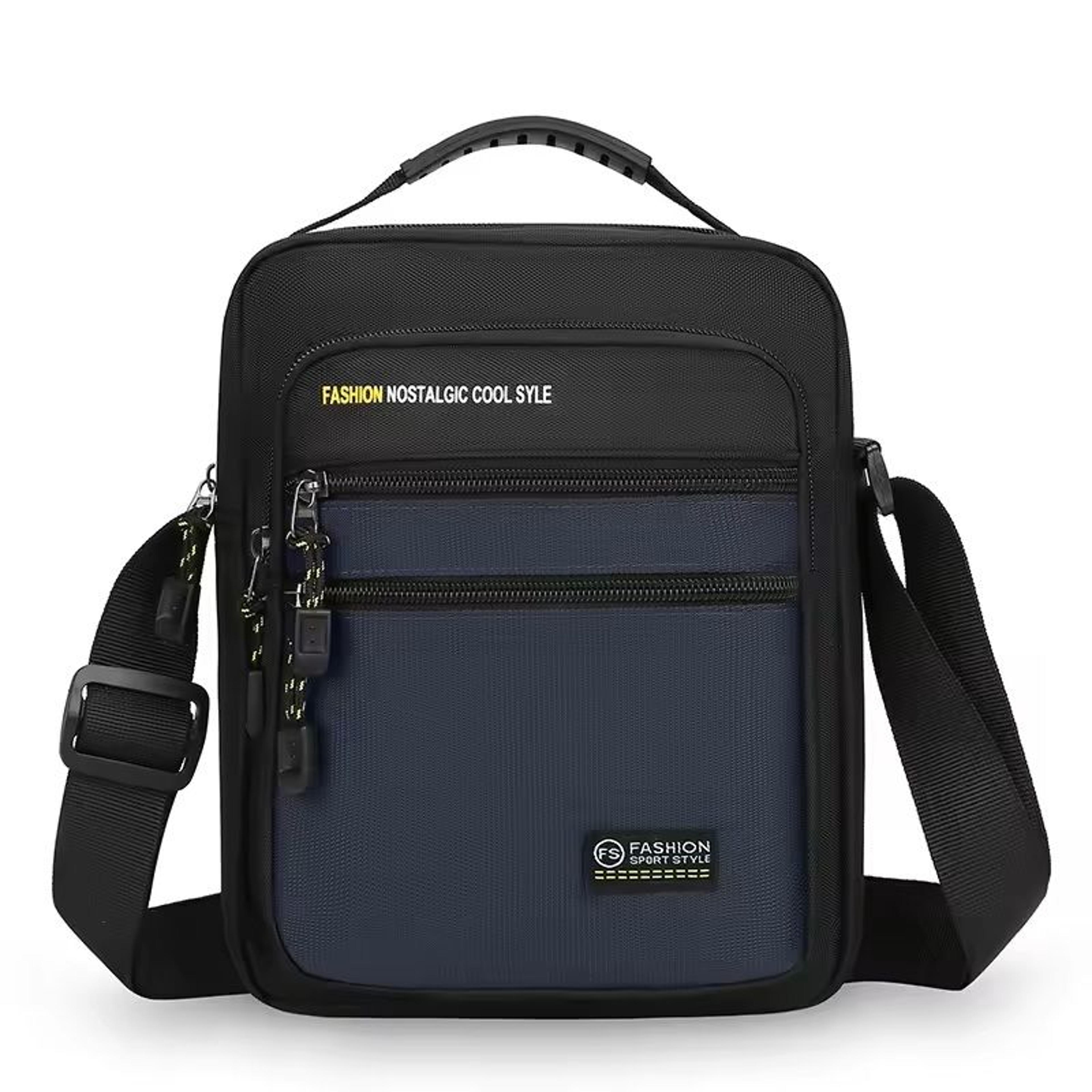 Mens Crossbody Shoulder Bag With Multi Pockets 12