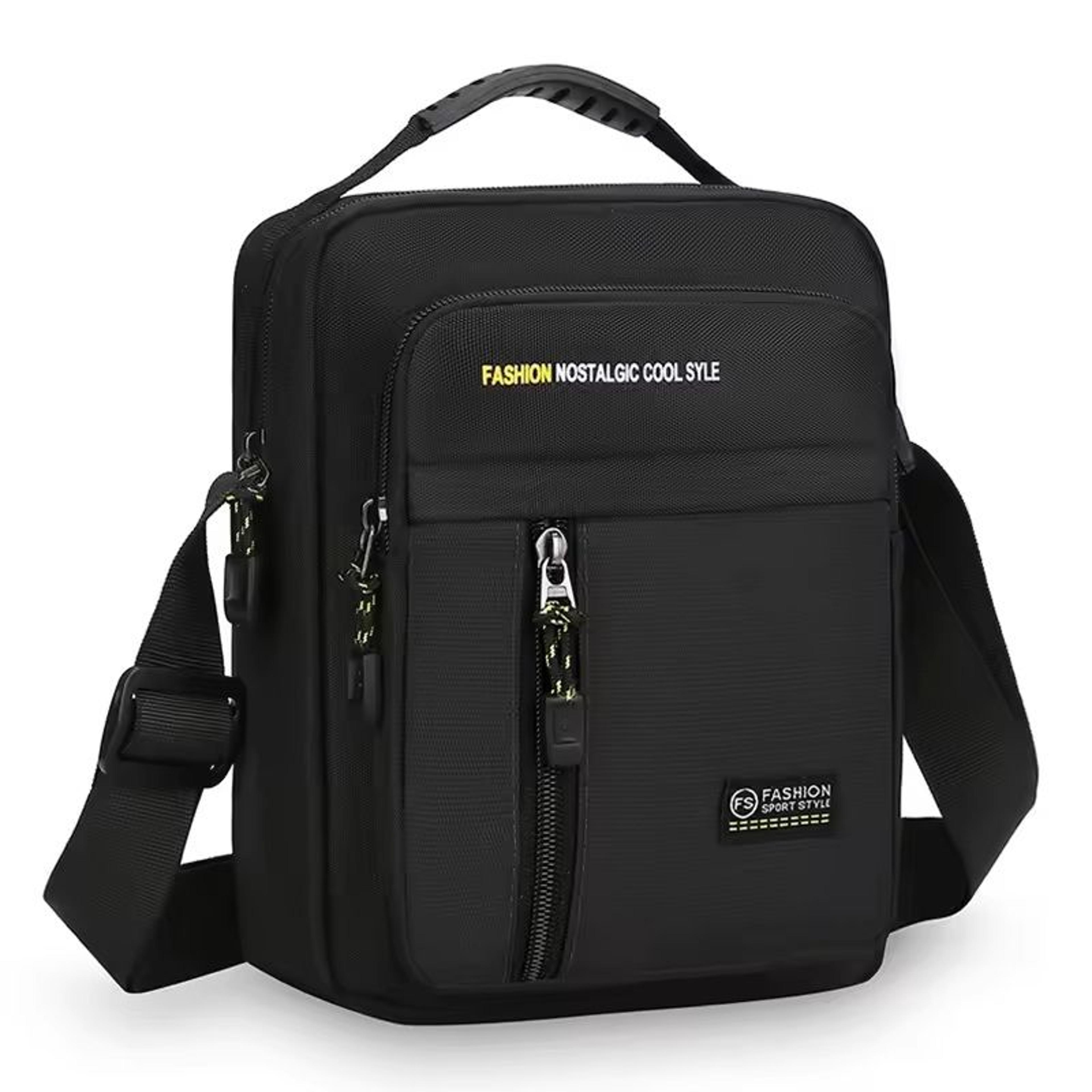 Mens Crossbody Shoulder Bag With Multi Pockets 7