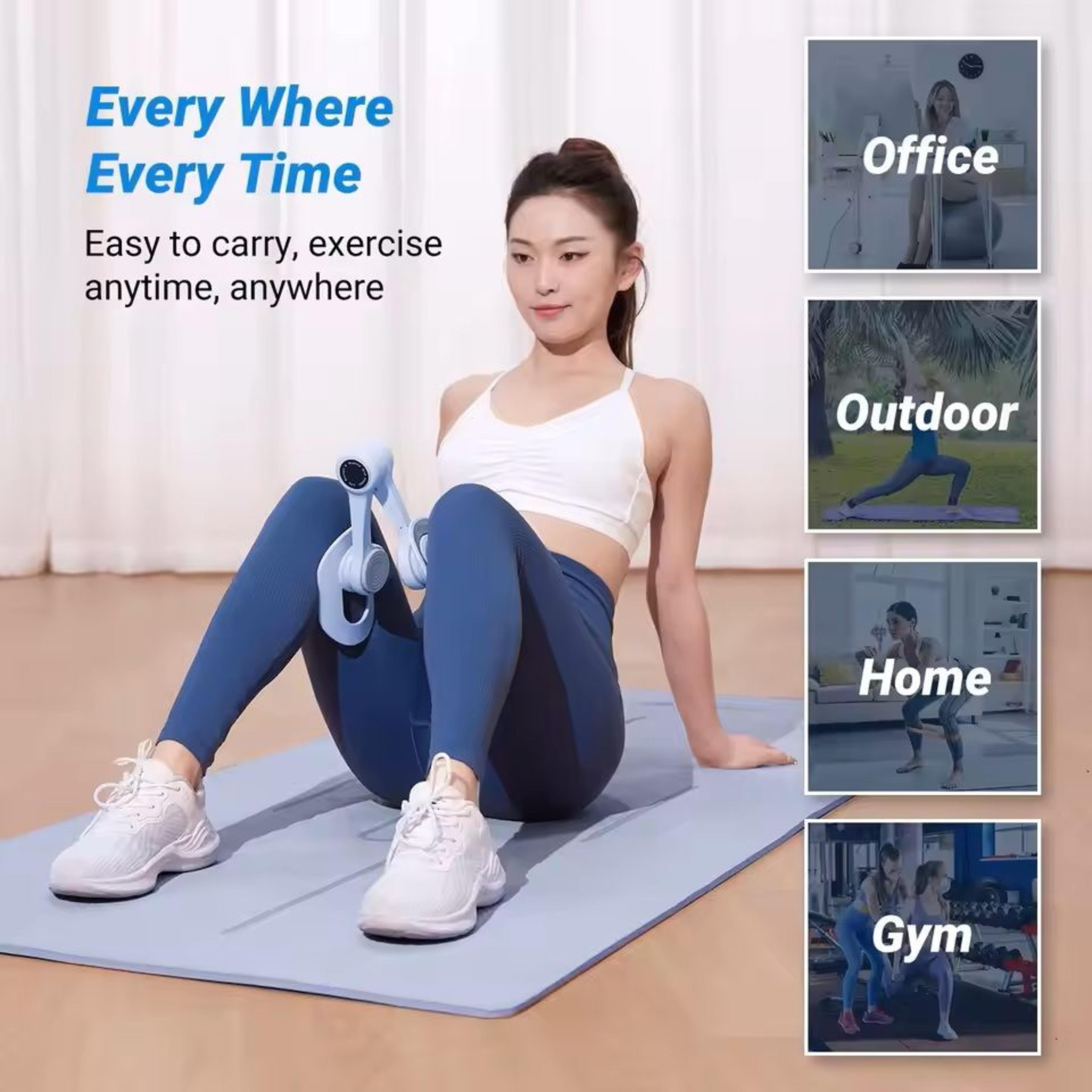 Thigh Trainer Pelvic Floor Muscle Exerciser Inner Thigh Workout Device 4