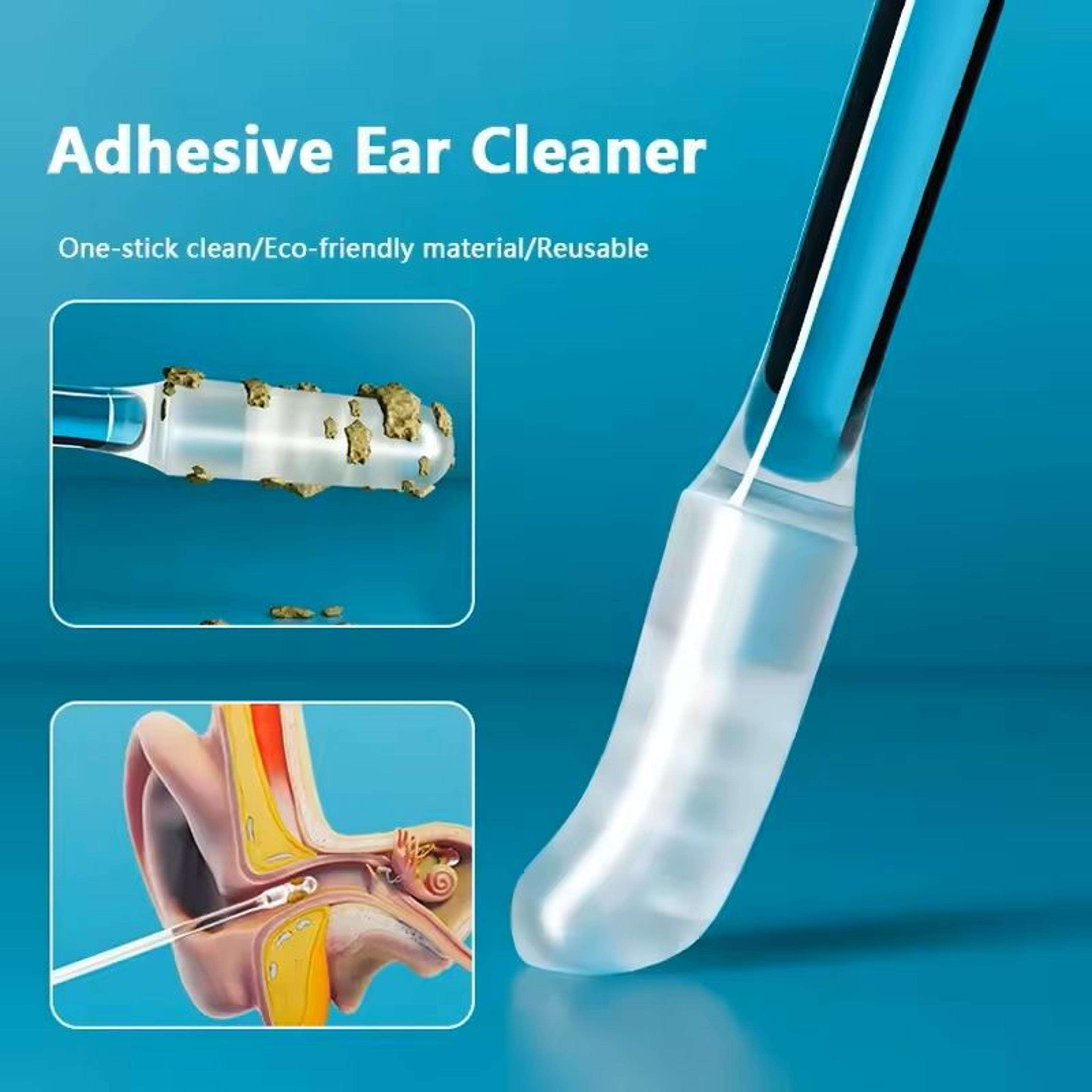 Disposable Silicone Earwax Remover Set With Sticky Ear Picks 0