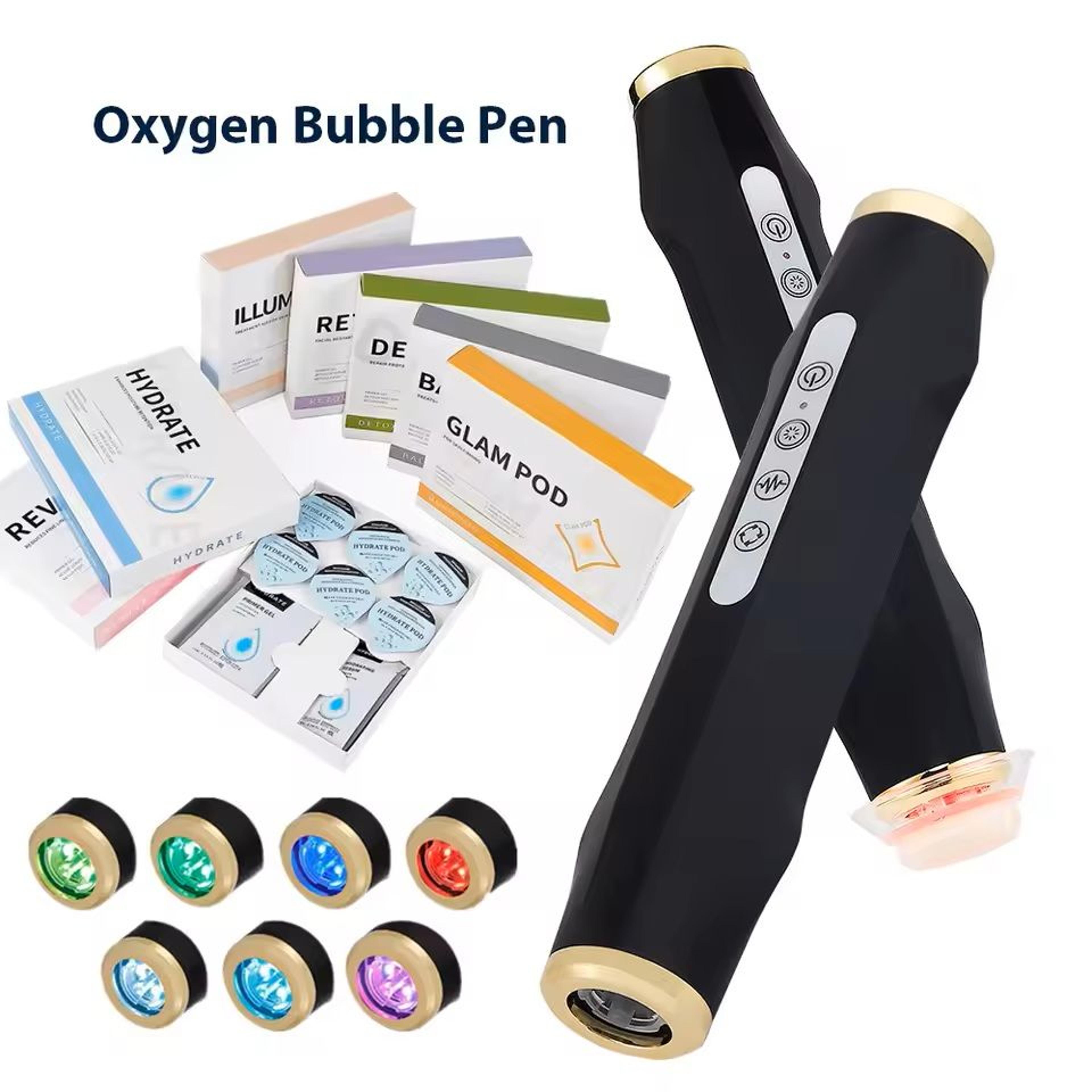 co2 oxygen facial bubble pen skin care device