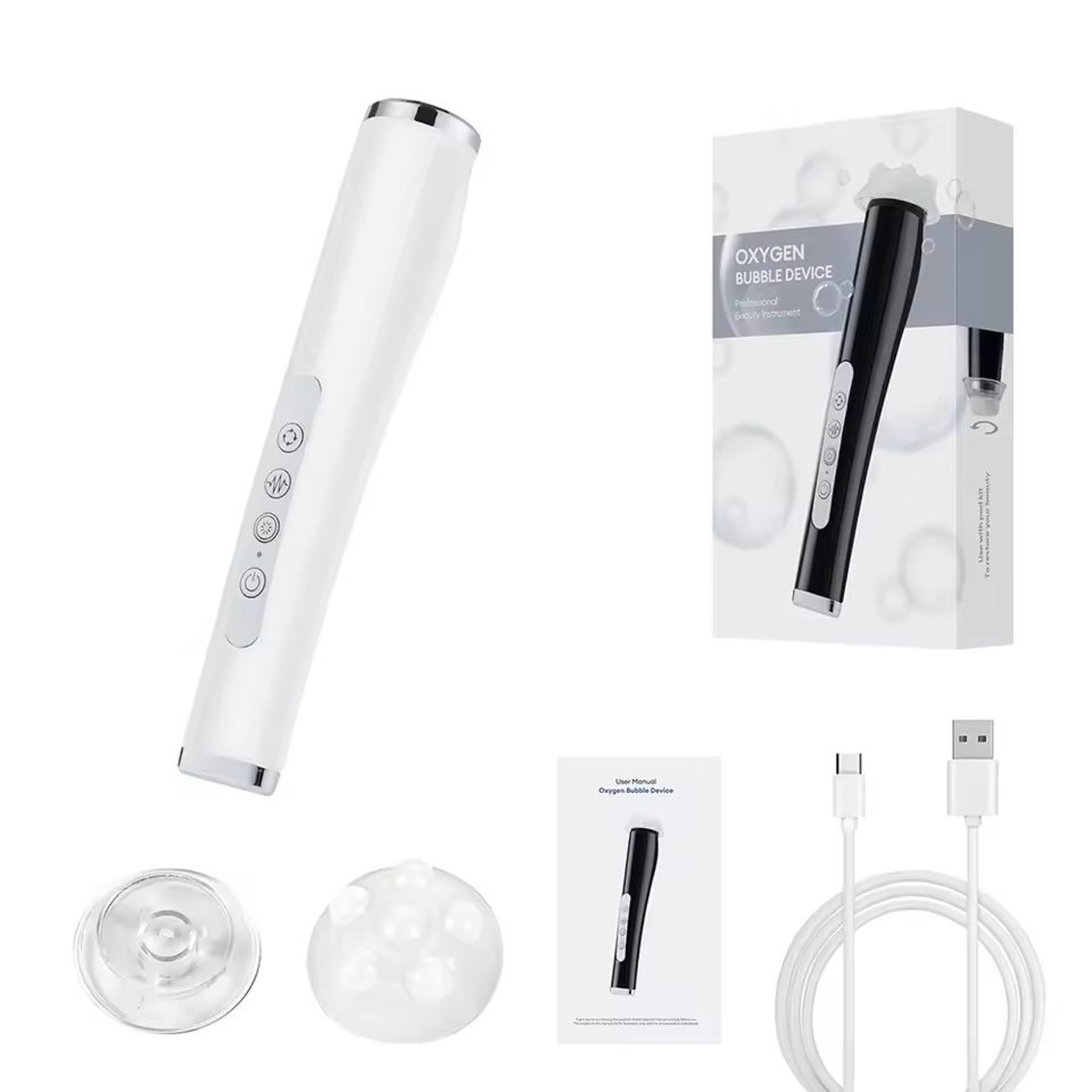 CO2 Oxygen Facial Bubble Pen Skin Care Device 8