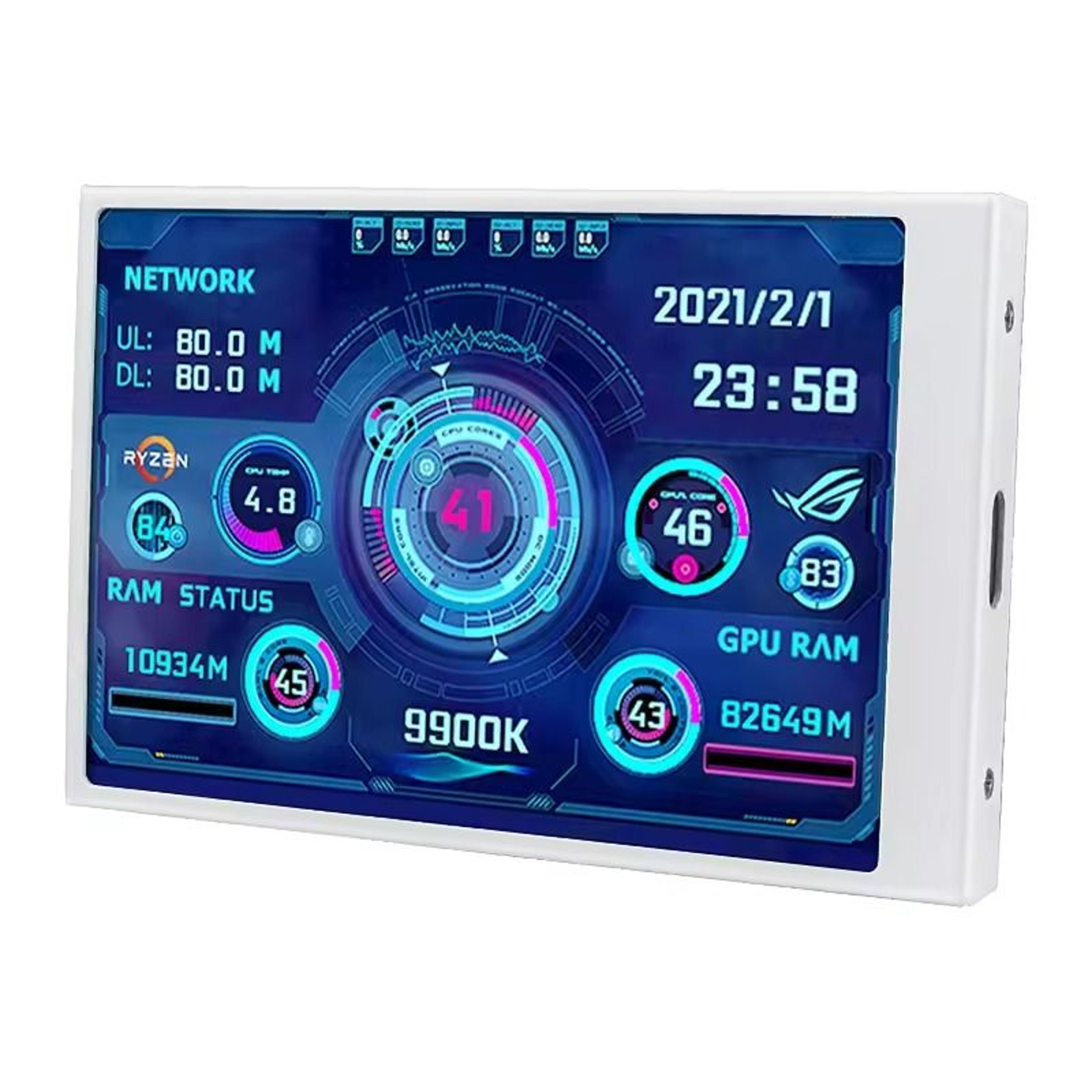 35 Inch USB TypeC Secondary Display For CPU GPU RAM Monitoring 4