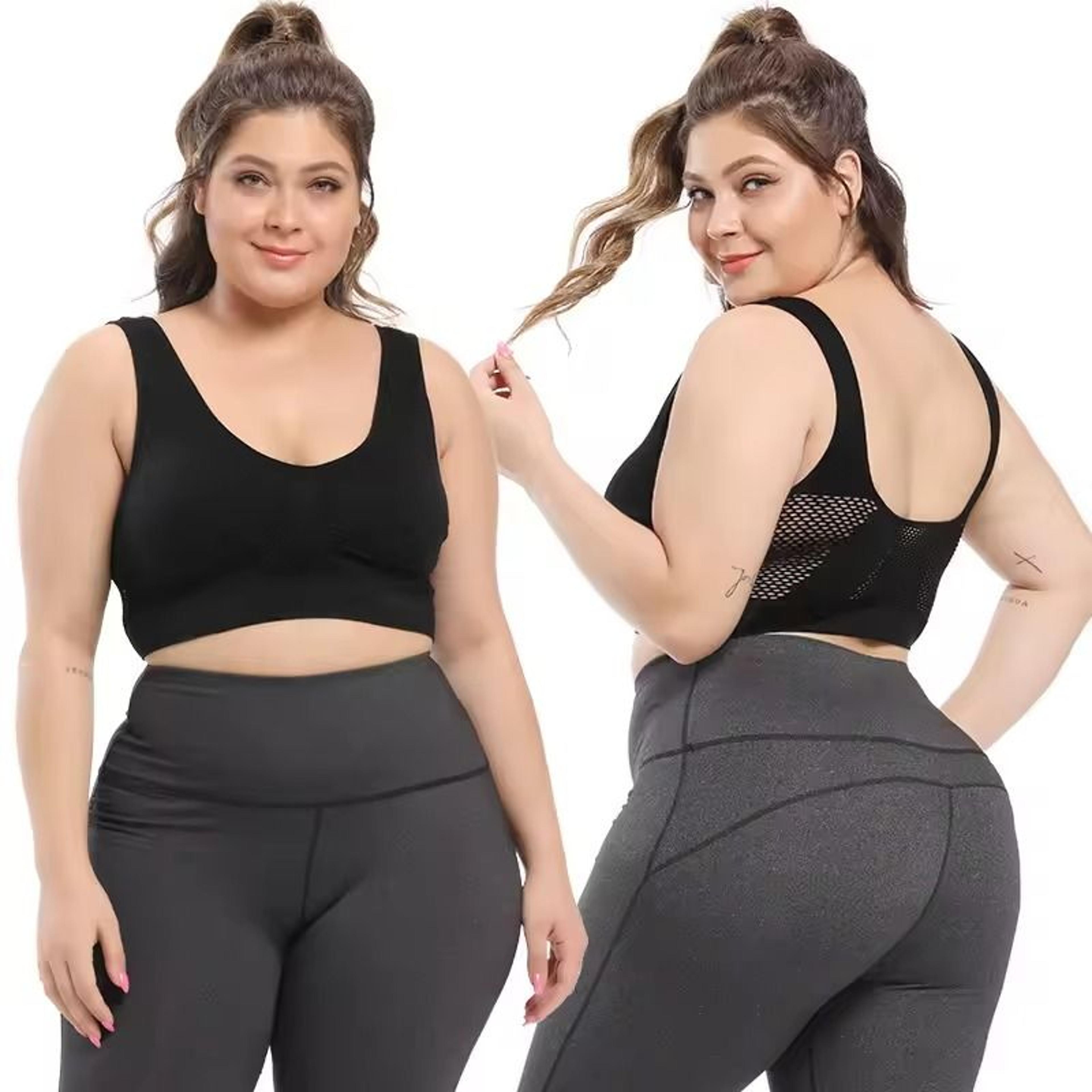 Womens Breathable Sports Vest Bra Shockproof MoistureWicking Fitness Top 2