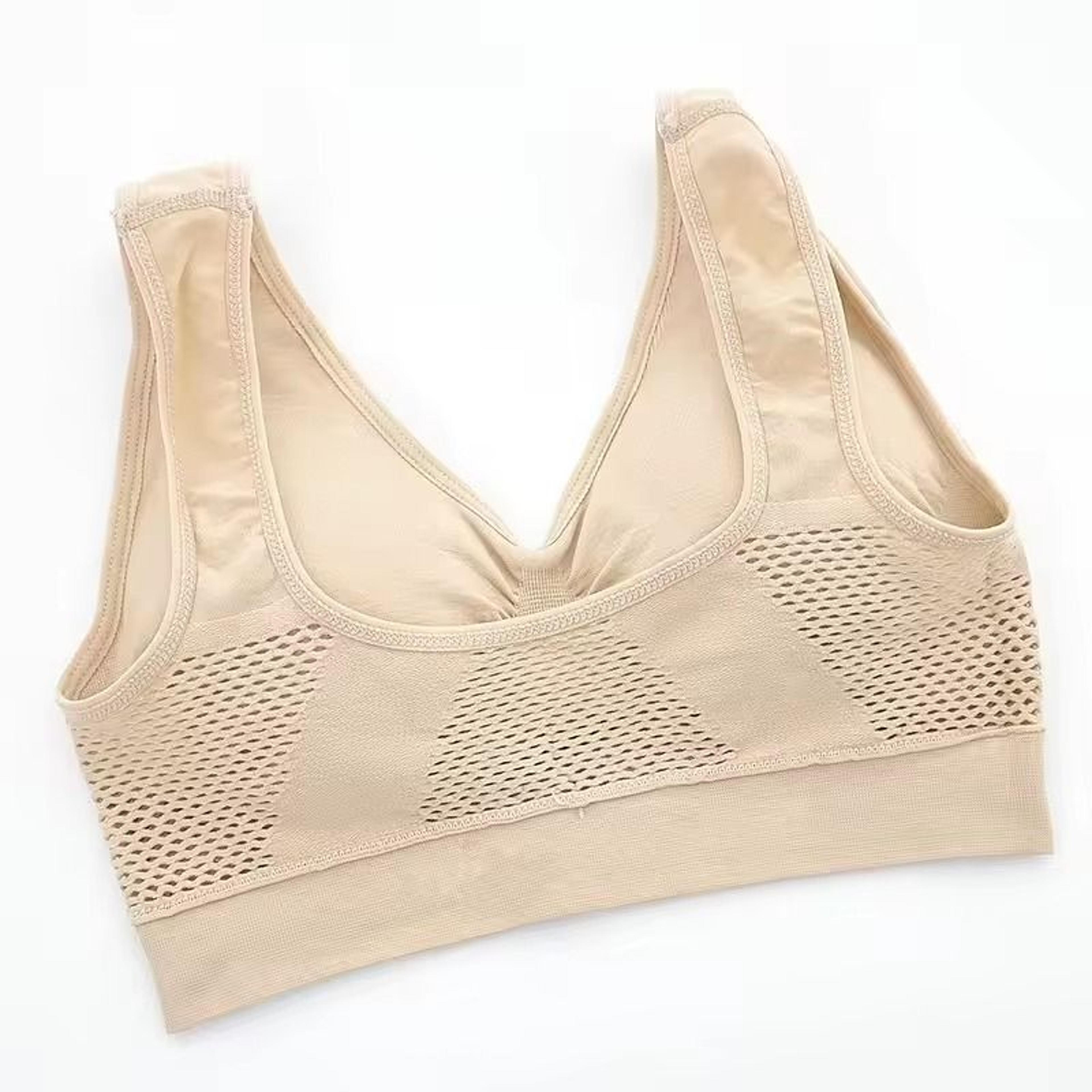 Womens Breathable Sports Vest Bra Shockproof MoistureWicking Fitness Top 4