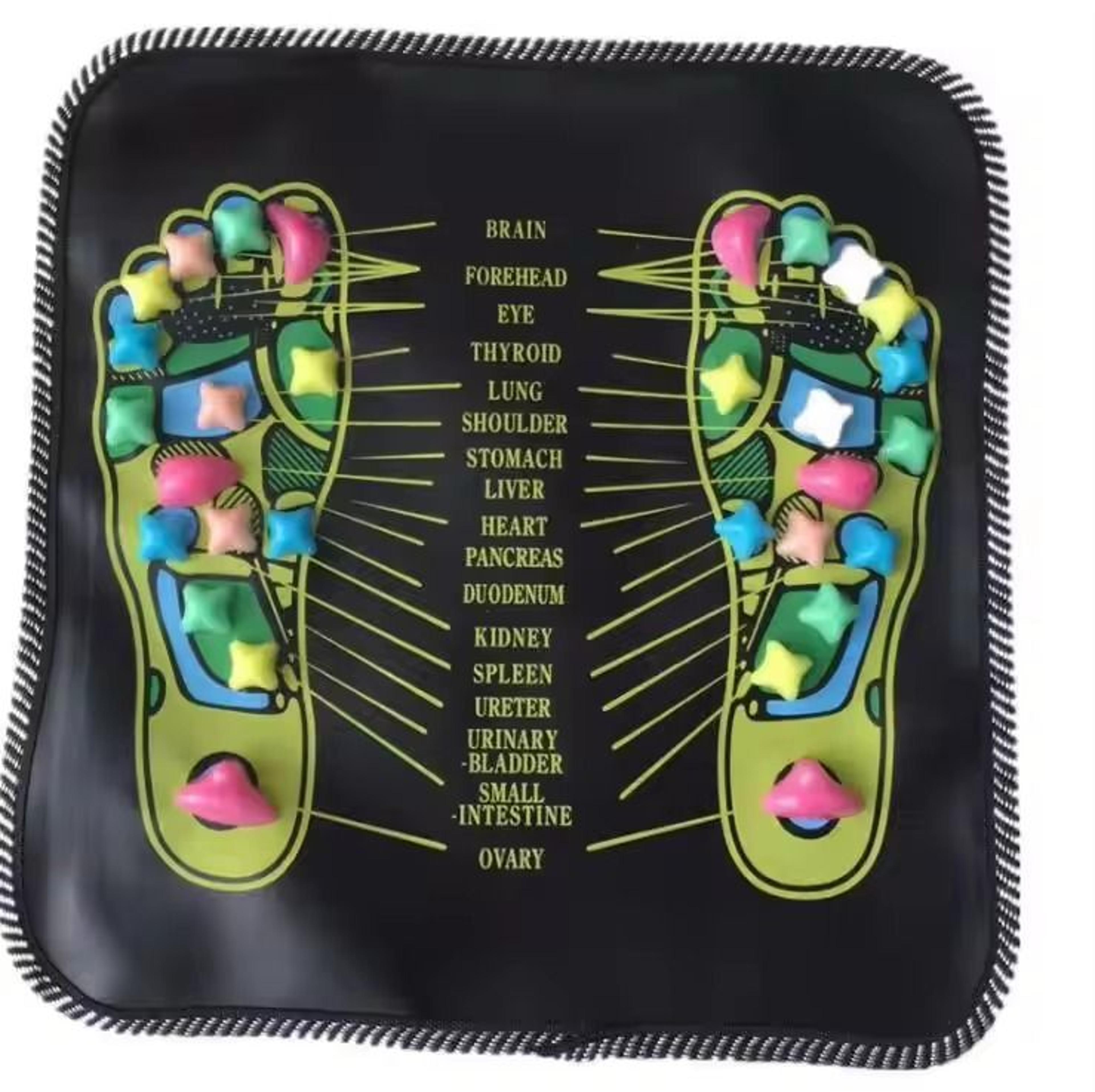 Foot Massage Mat Acupressure Reflexology Pad For Pain And Stress Relief 6