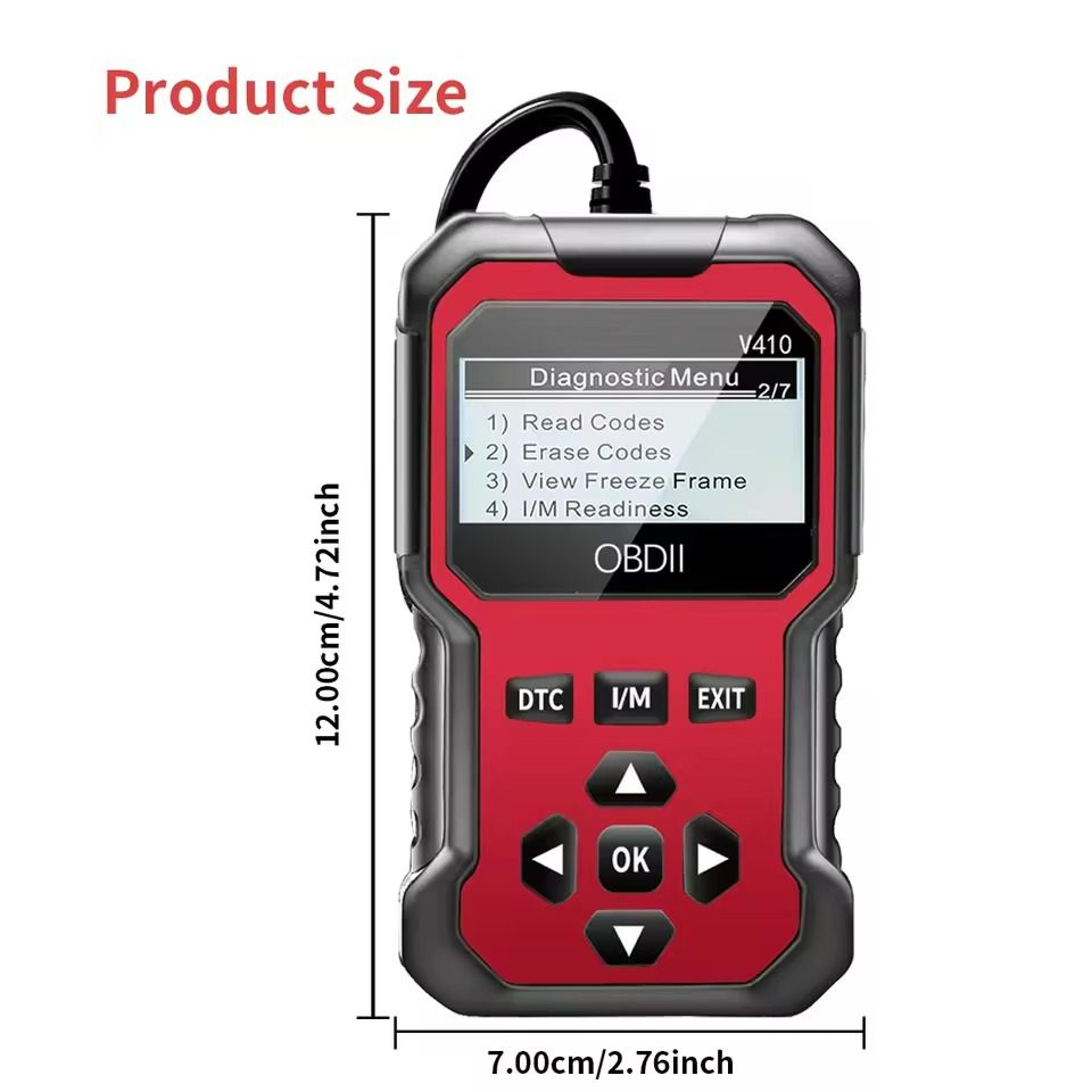 Car OBD2 Scanner Diagnostic Tool For Engine Fault Code Reading 1