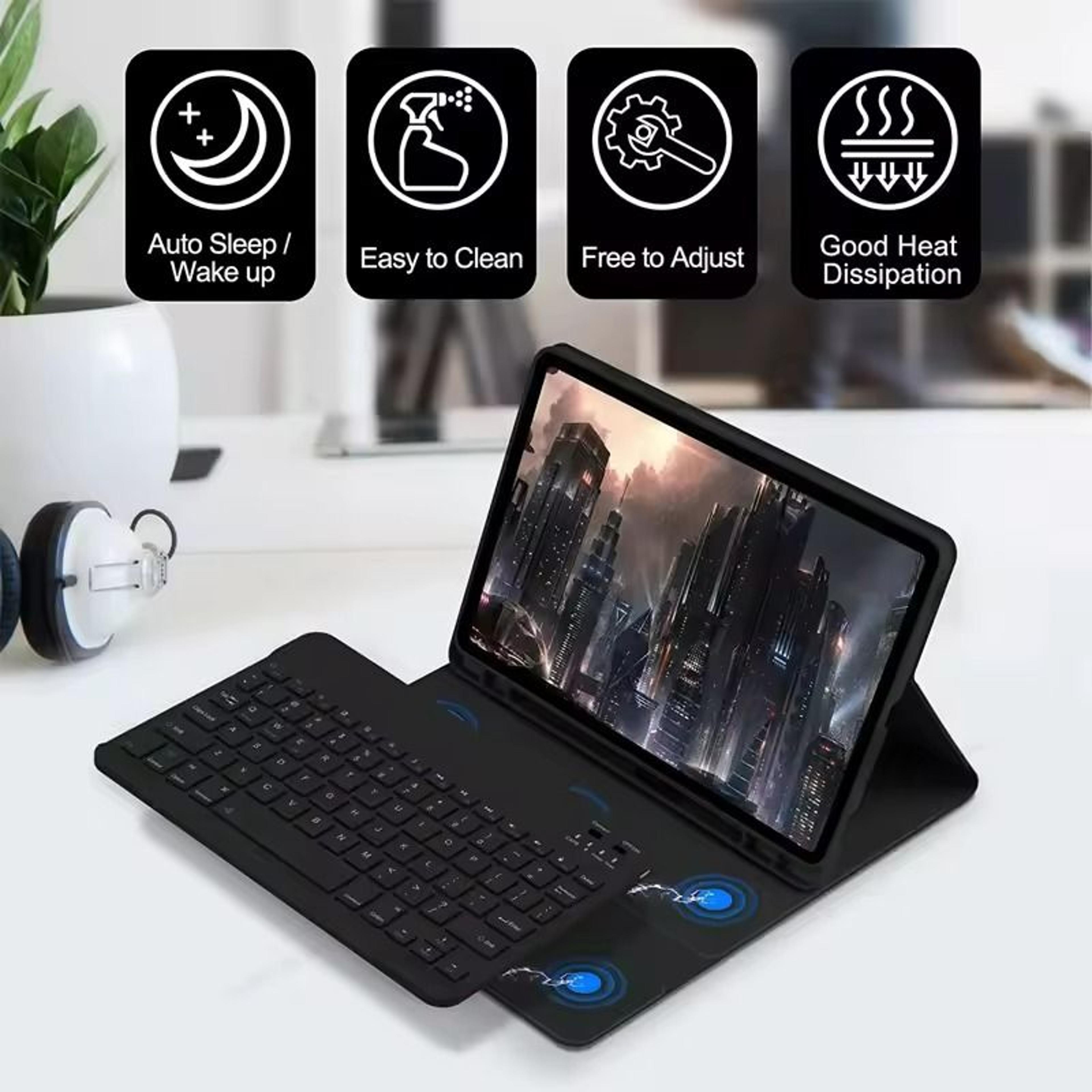 Detachable Keyboard Case For Samsung Galaxy Tab S And A Series Tablets 3