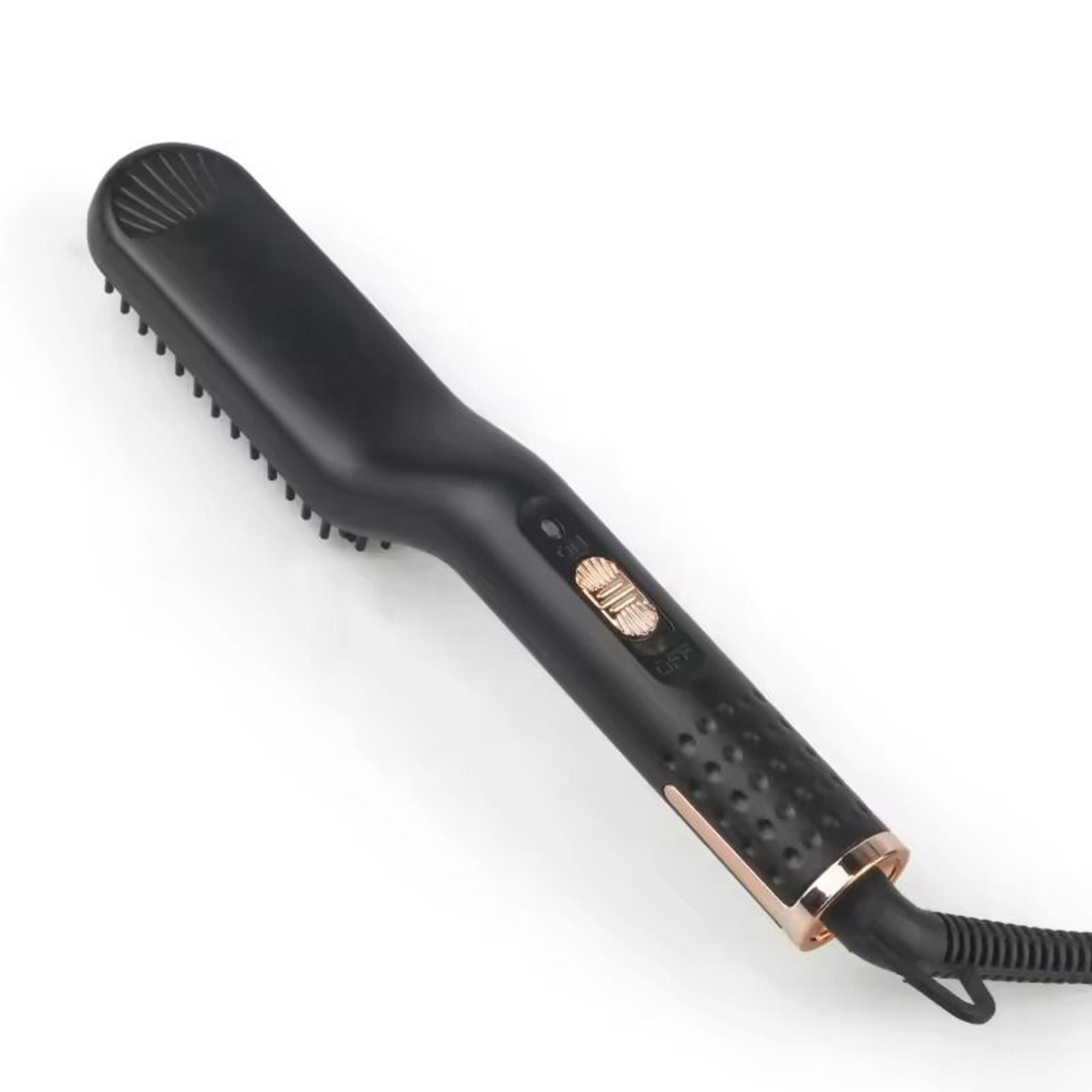 Electric Heated Beard Brush Kit  Quick Hair Straightening Comb For Mens Styling 1