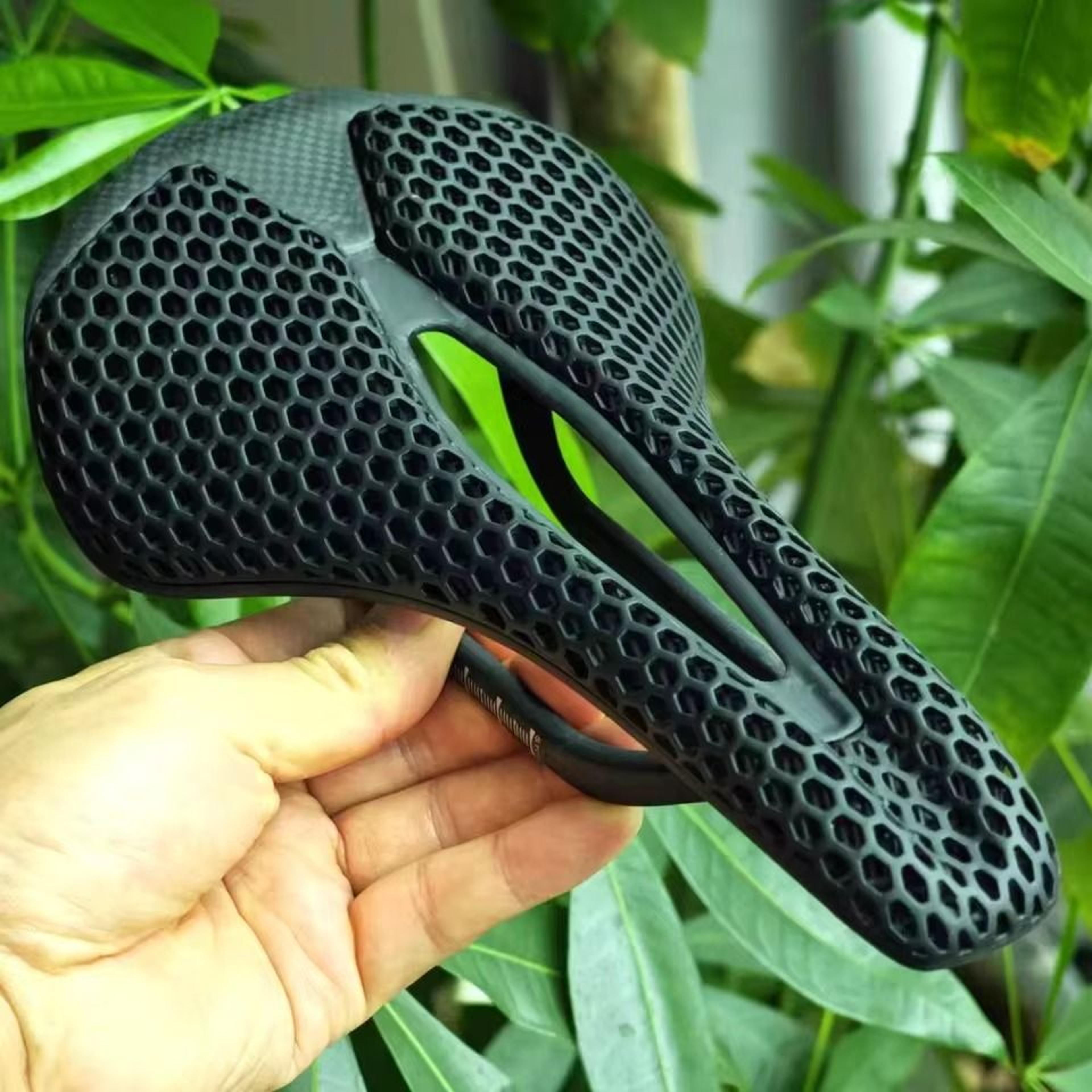 3D Printed Carbon Bike Saddle Ultra Lightweight Cushion For Road And MTB Cycling 3