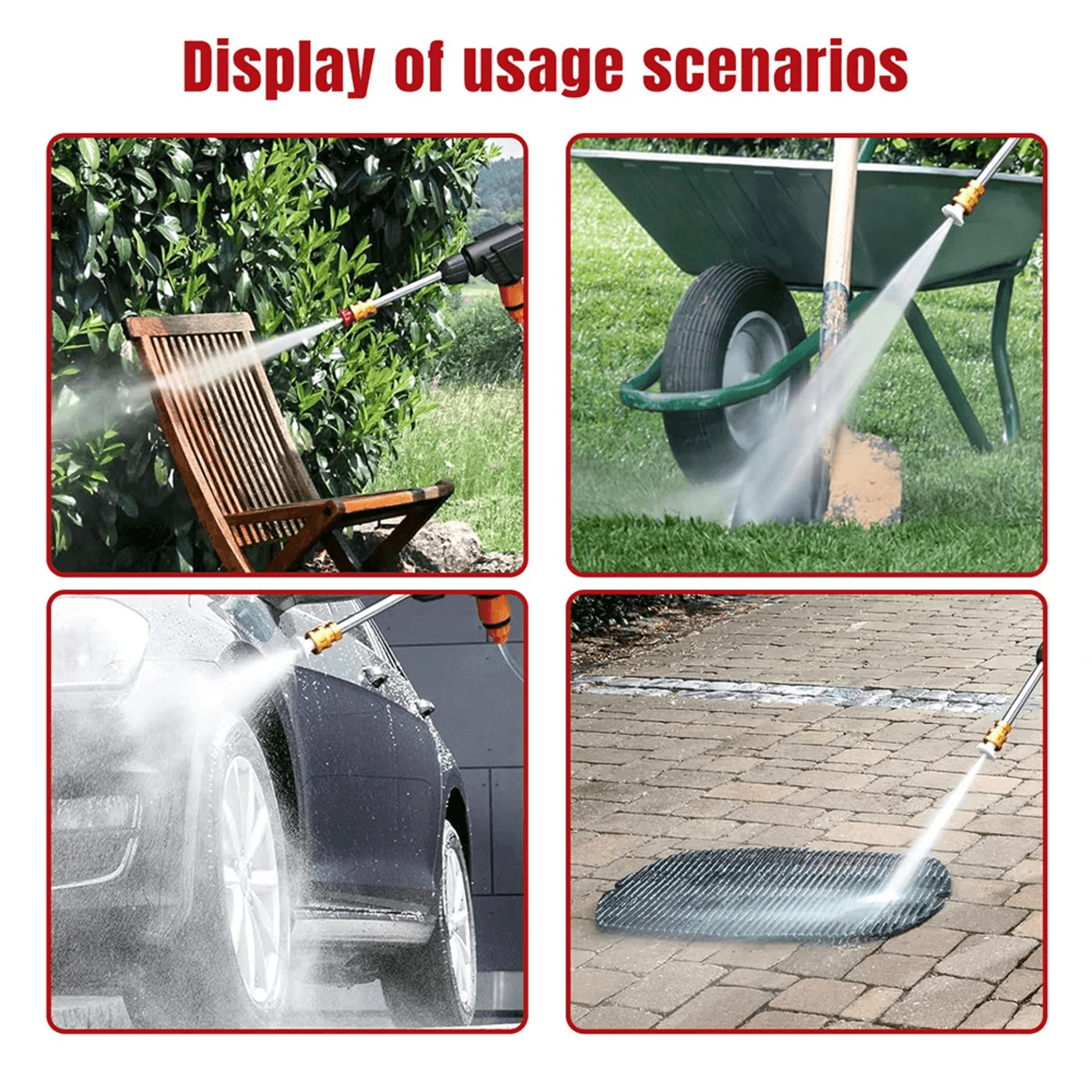 Portable HighPressure Car Washer With Rechargeable Lithium Battery 4