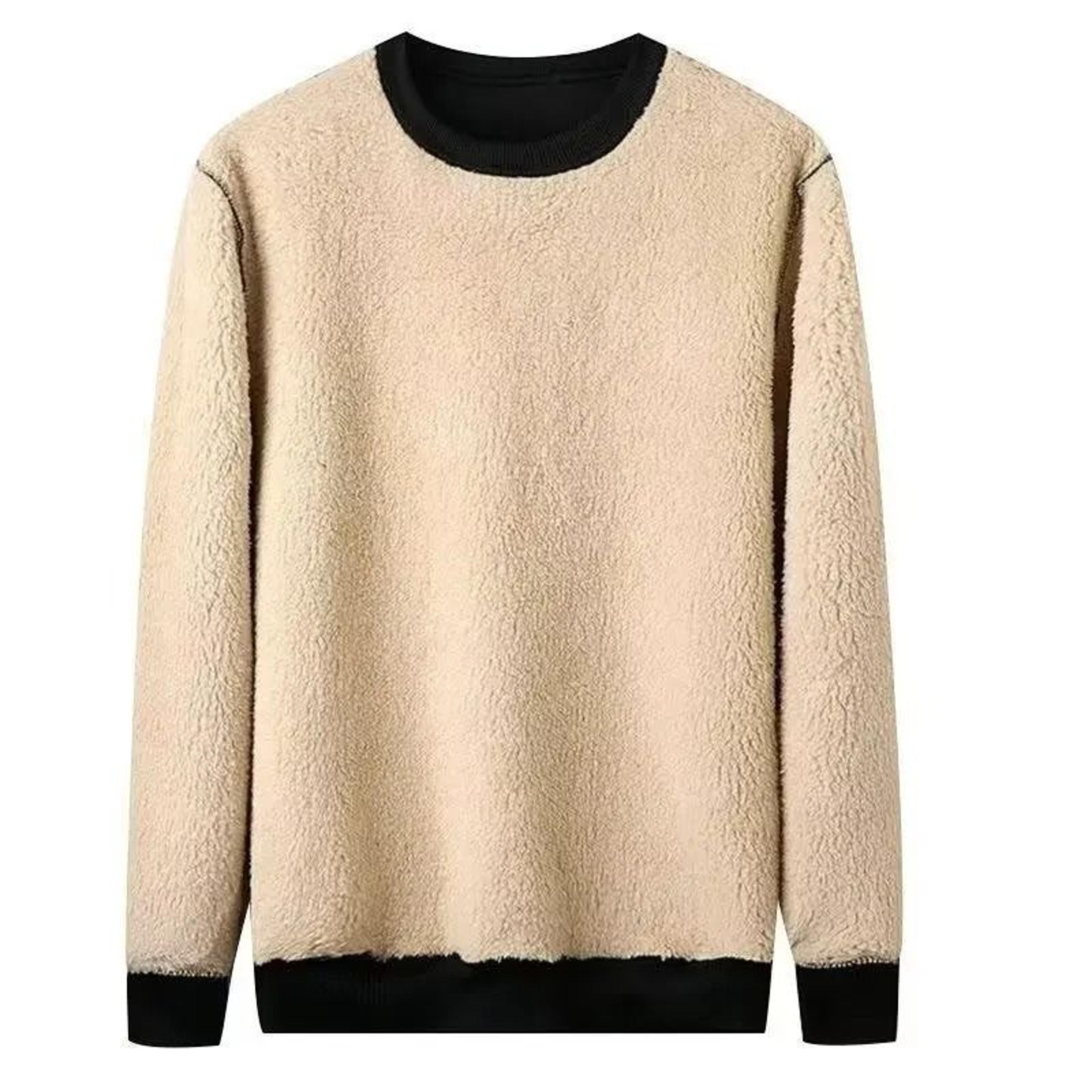 Winter Fleece Lined Mens Thermal Sweatshirt 2