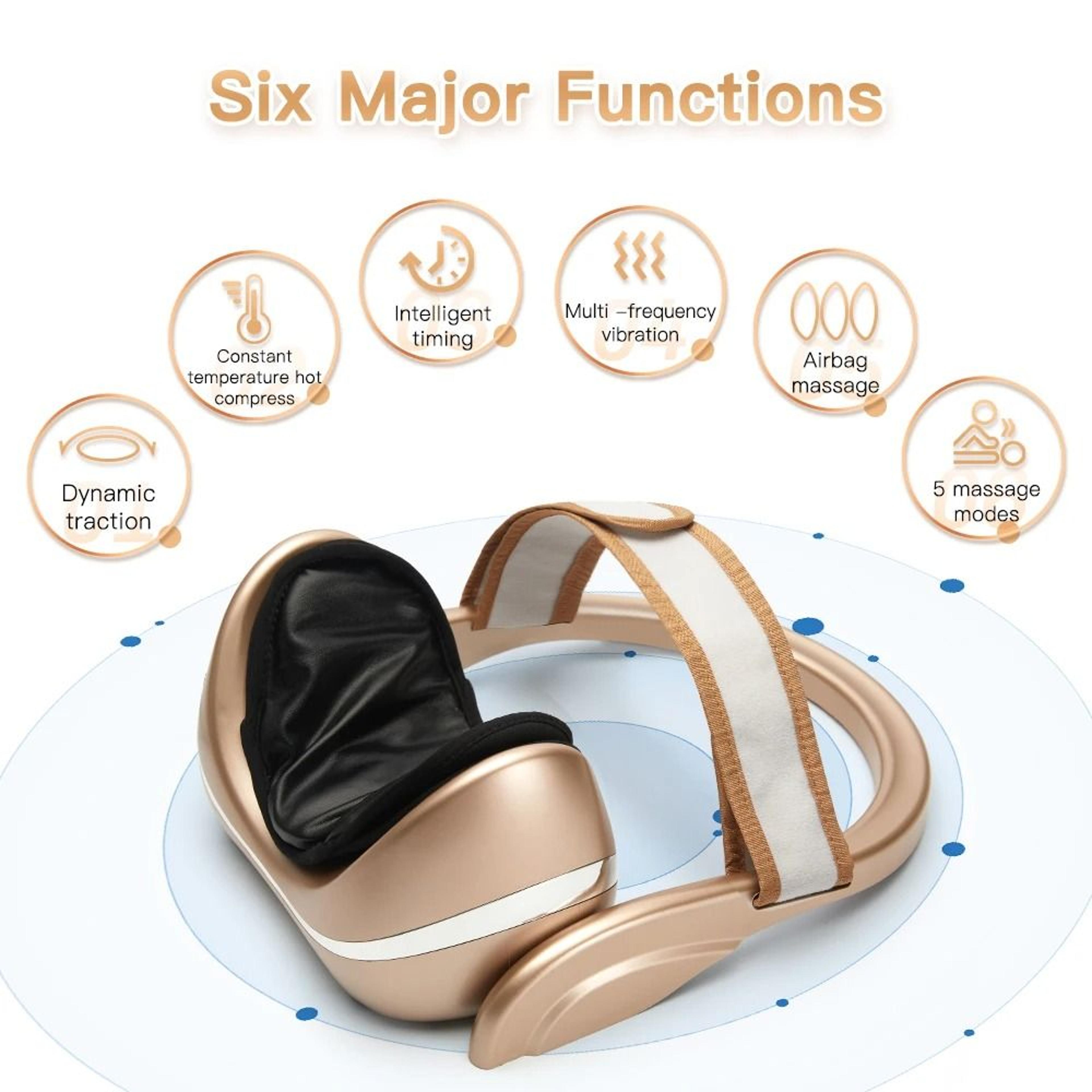 Electric Neck Massager With Heated Airbag Support 6