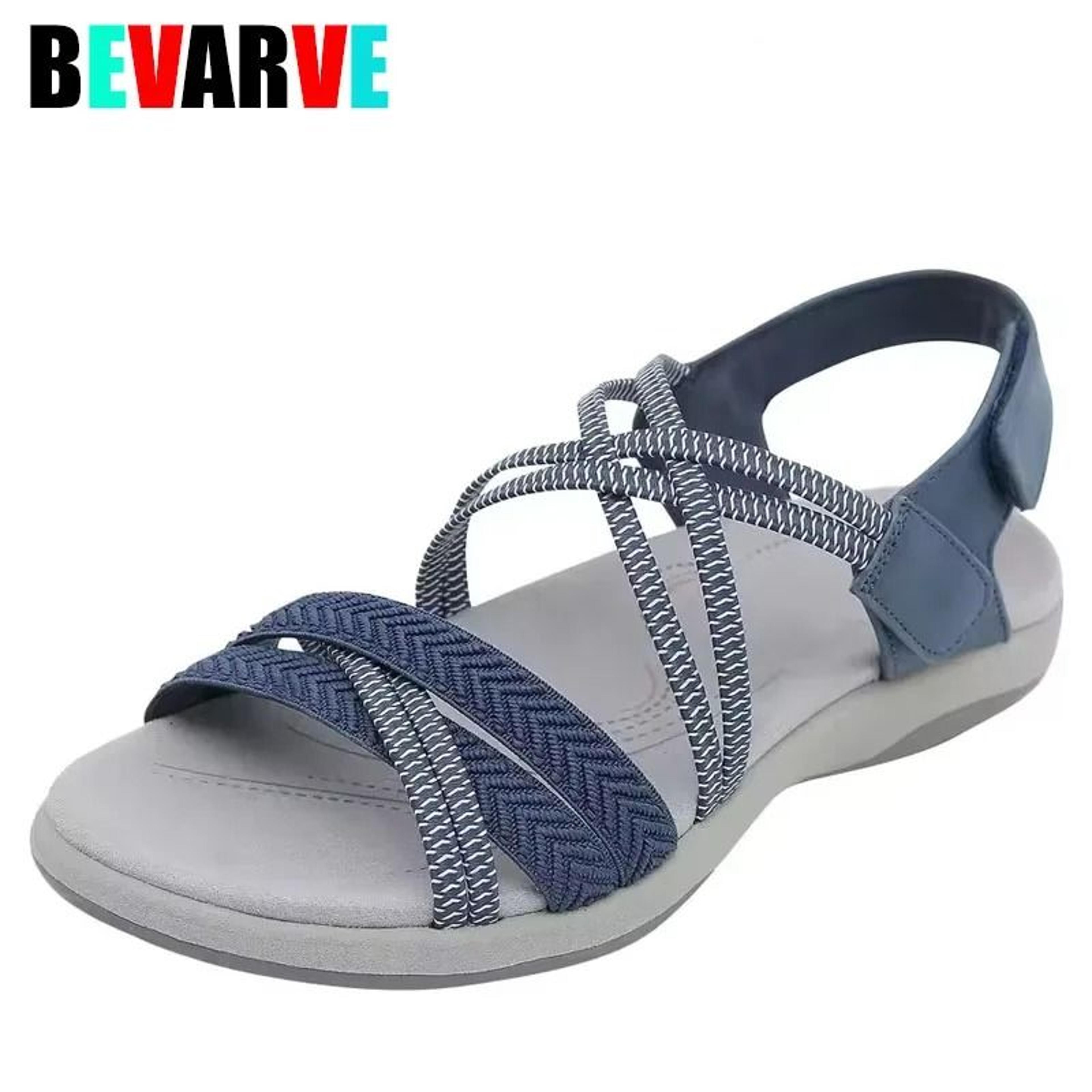 Womens Summer Open Toe Elastic Sports Sandals 0