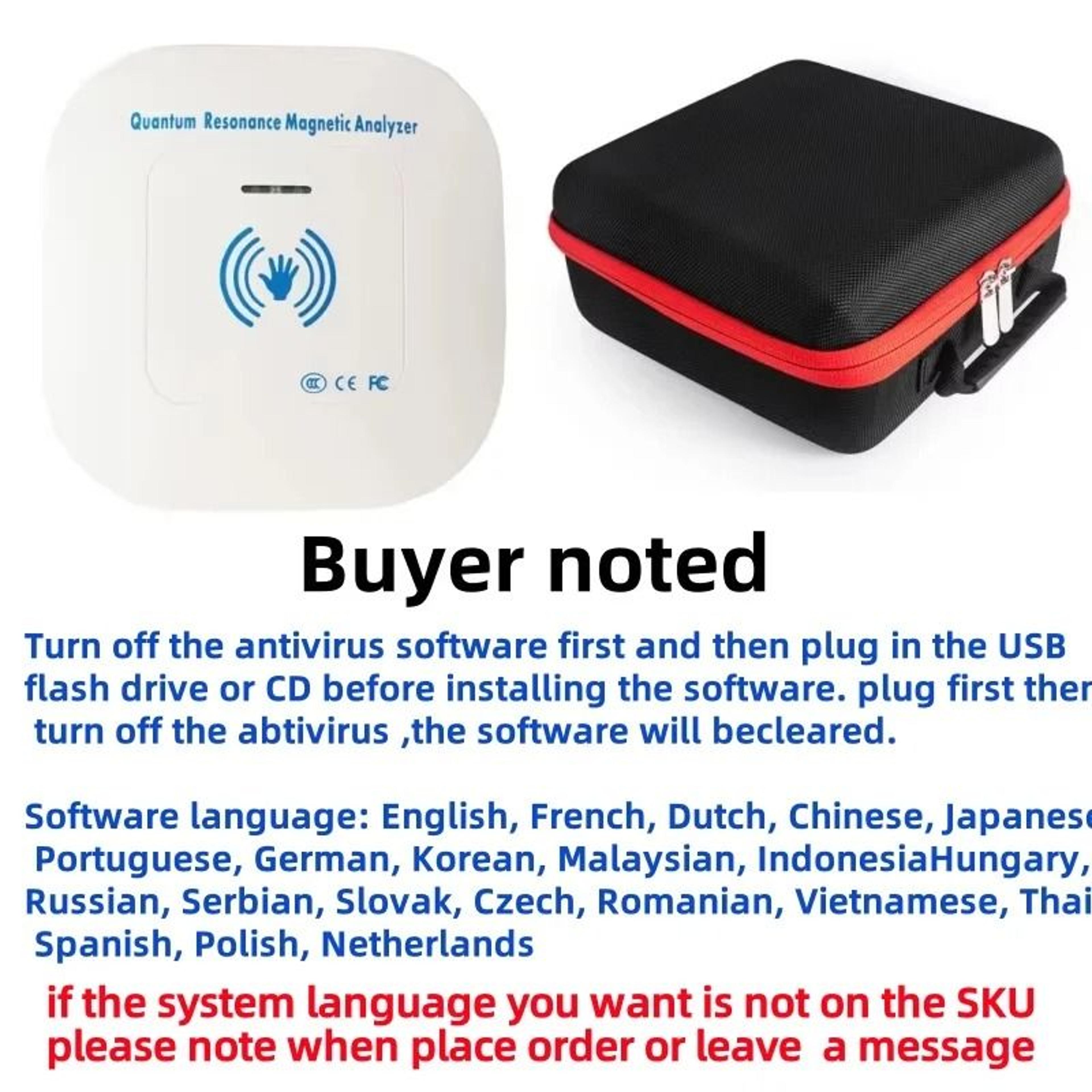 Portable Quantum Resonance Magnetic Analyzer For Health Indicator Detection 2