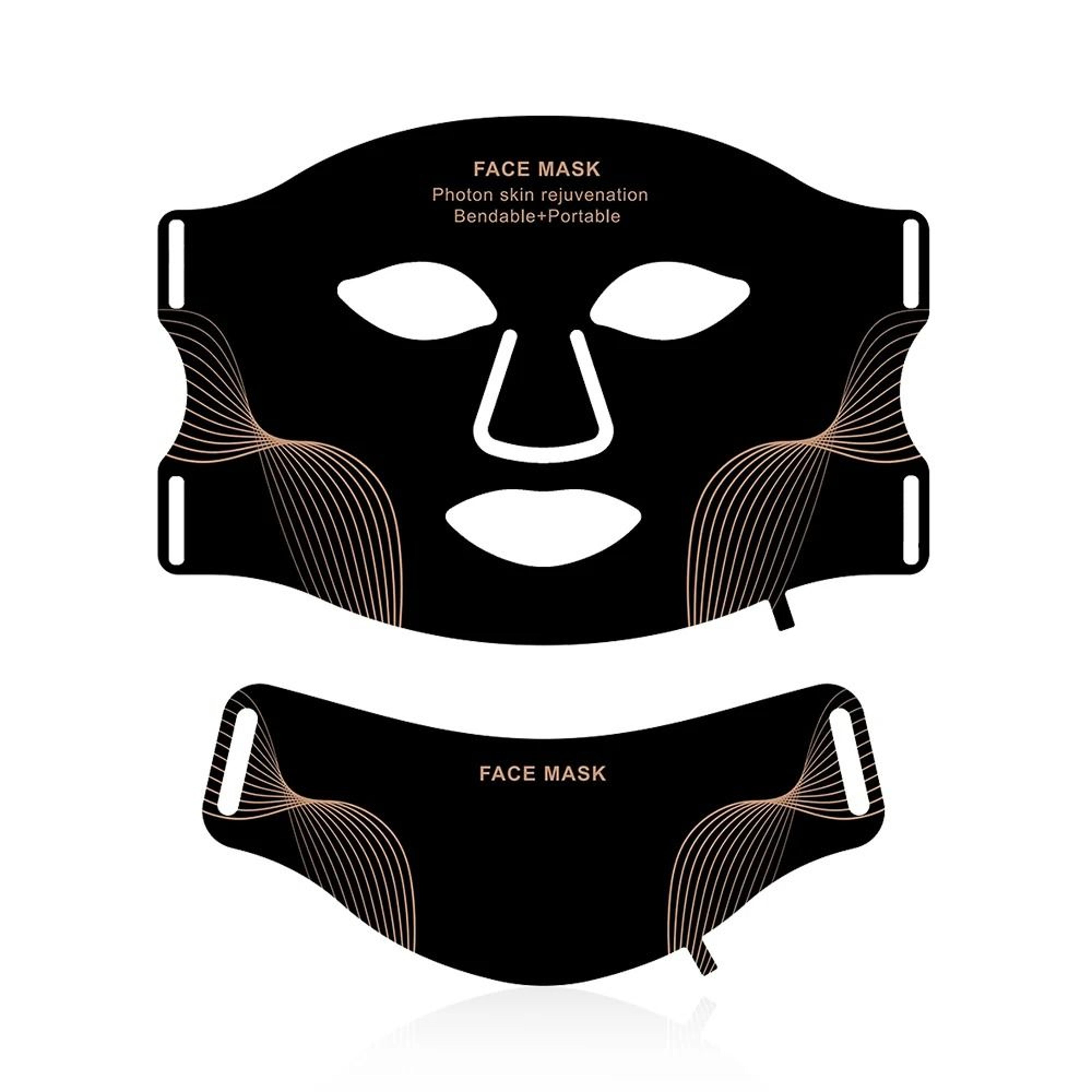 Wireless 7 Color LED Face And Neck Mask For Skin Rejuvenation And Tightening 8