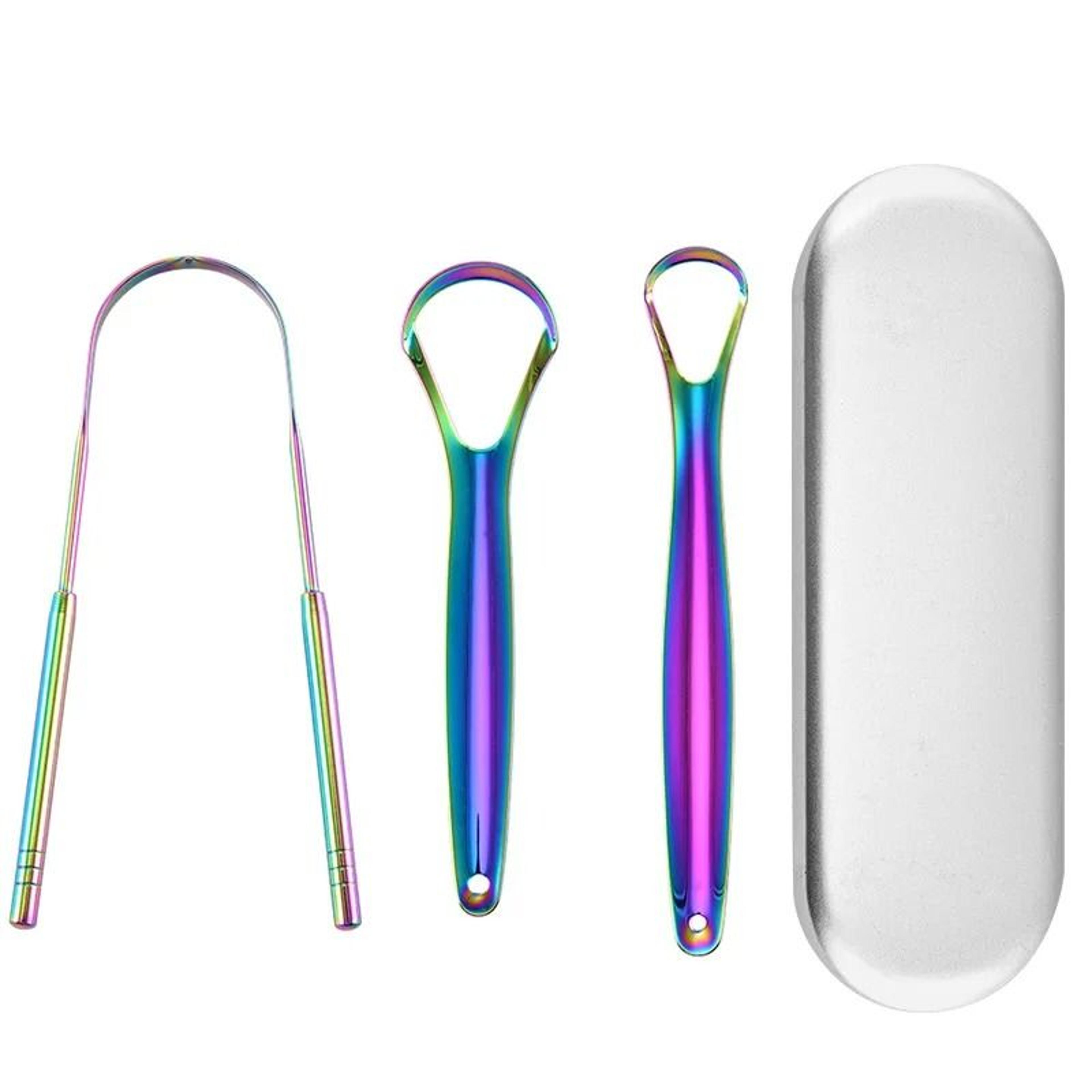 Reusable Stainless Steel Tongue Scraper For Oral Hygiene And Fresh Breath 12
