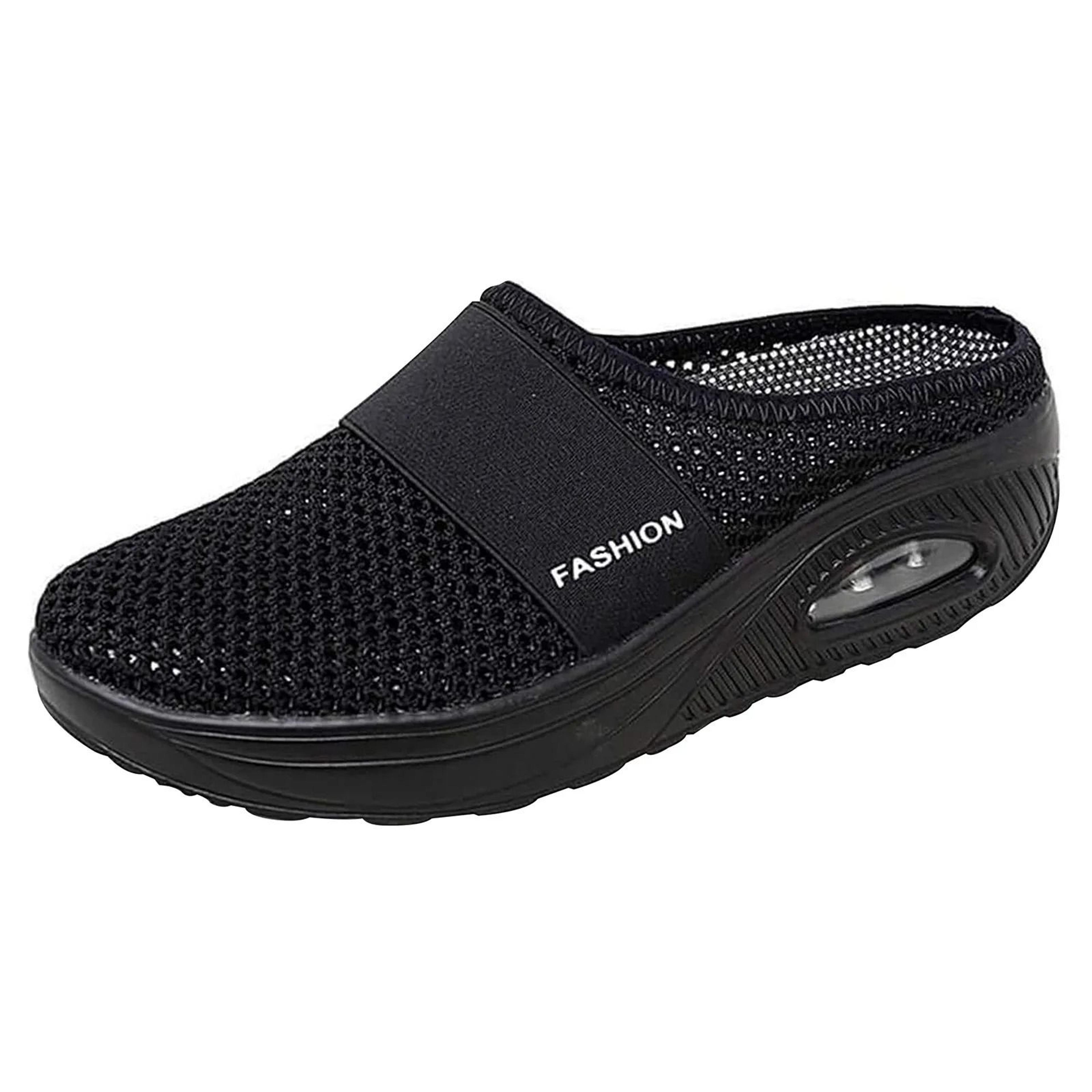 Slip On Walking Sandals With Arch Support And Mesh Comfort 4