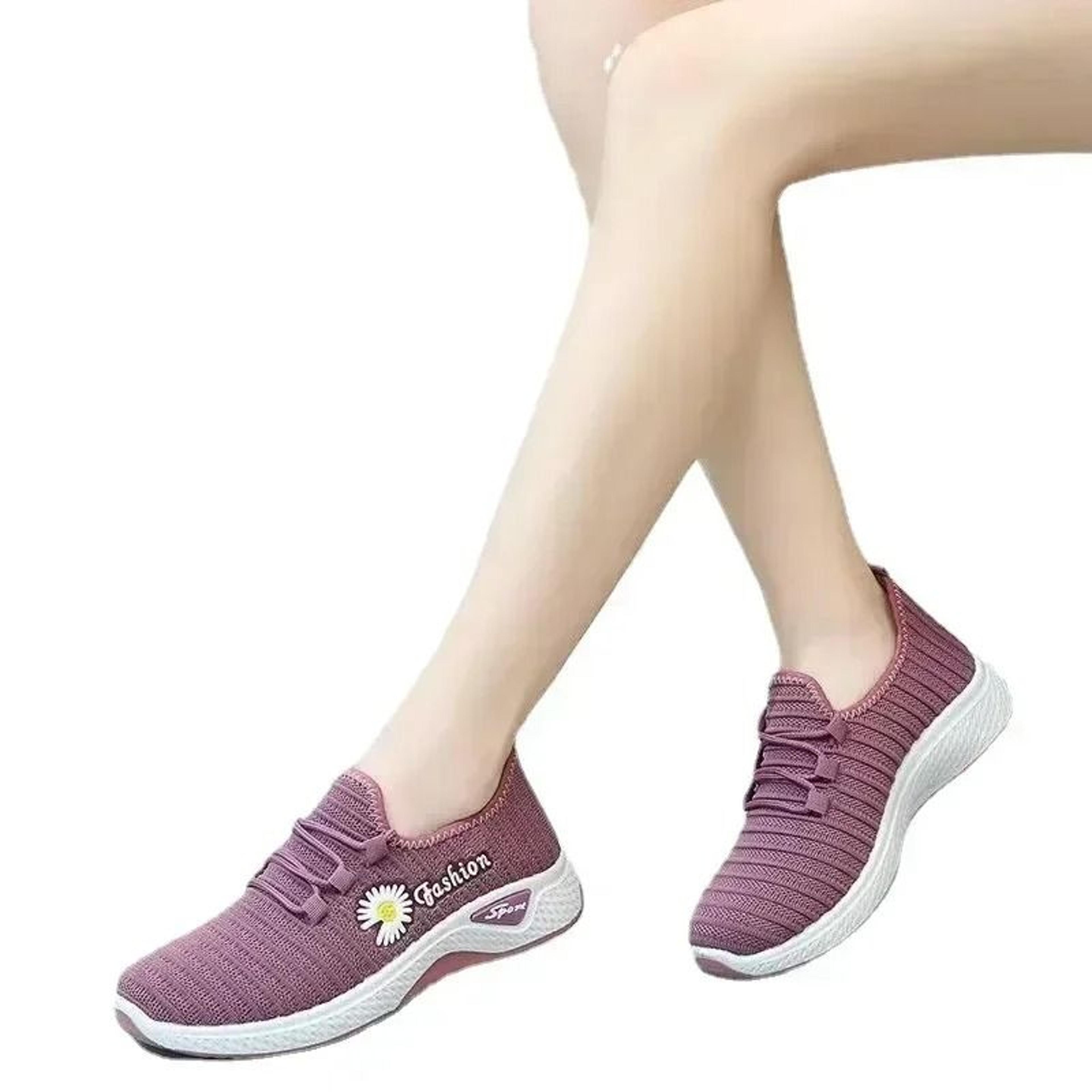 Womens Lightweight Breathable Sneakers For Casual And Active Wear 4